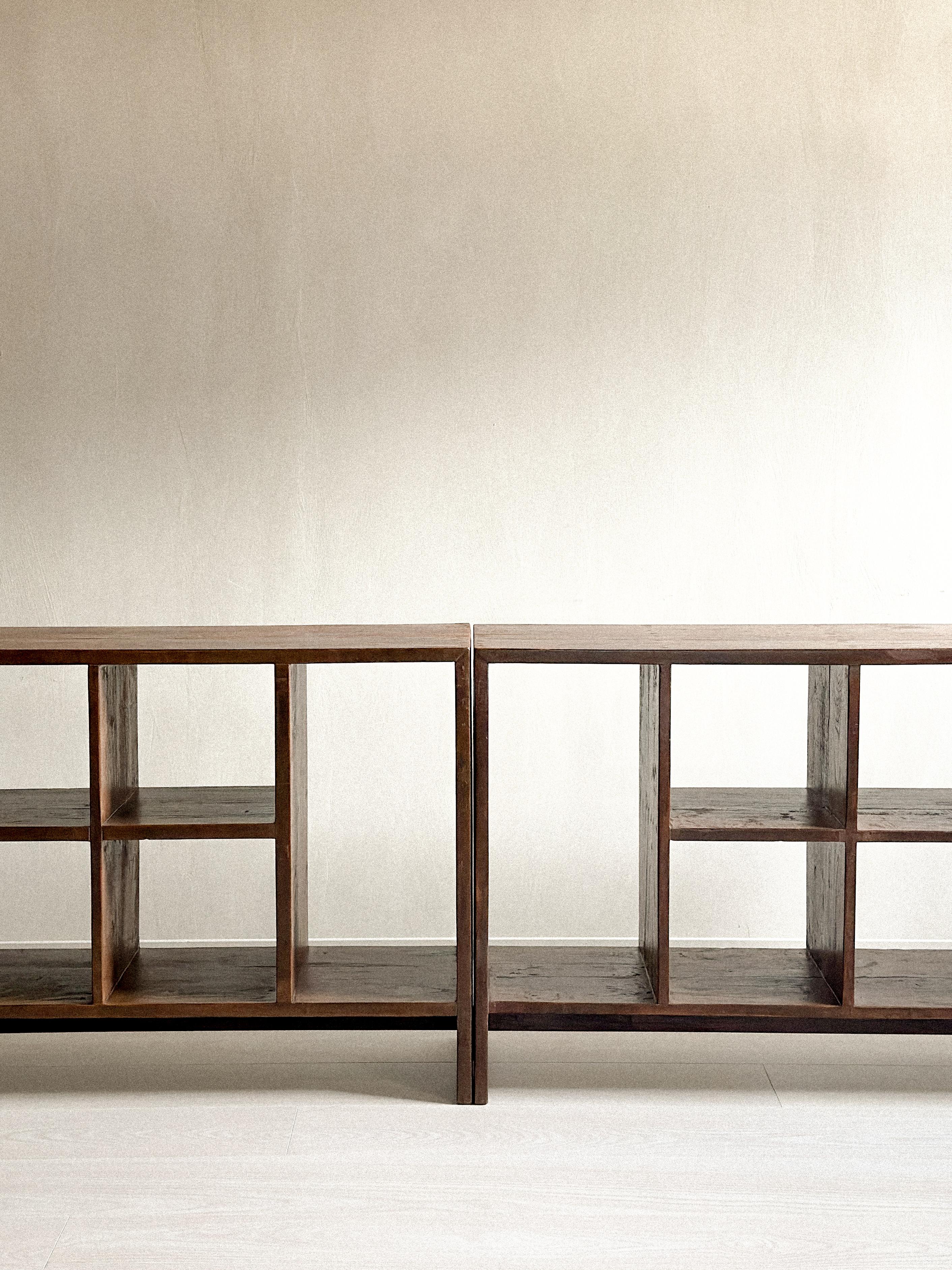 Indian A Pair of Pierre Jeanneret '1896-1967' 'PJ-R-27-A' File Racks, India, 1950s For Sale