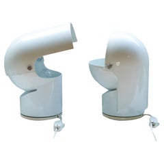 A Pair of Pileino Table Lamps by Gae Aulenti for Artemide