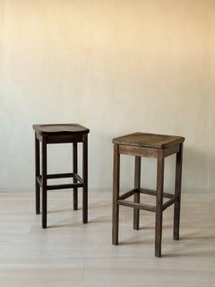 A Pair of Pine Barstools, Nordiska Kompaniet, Sweden c. 1960s