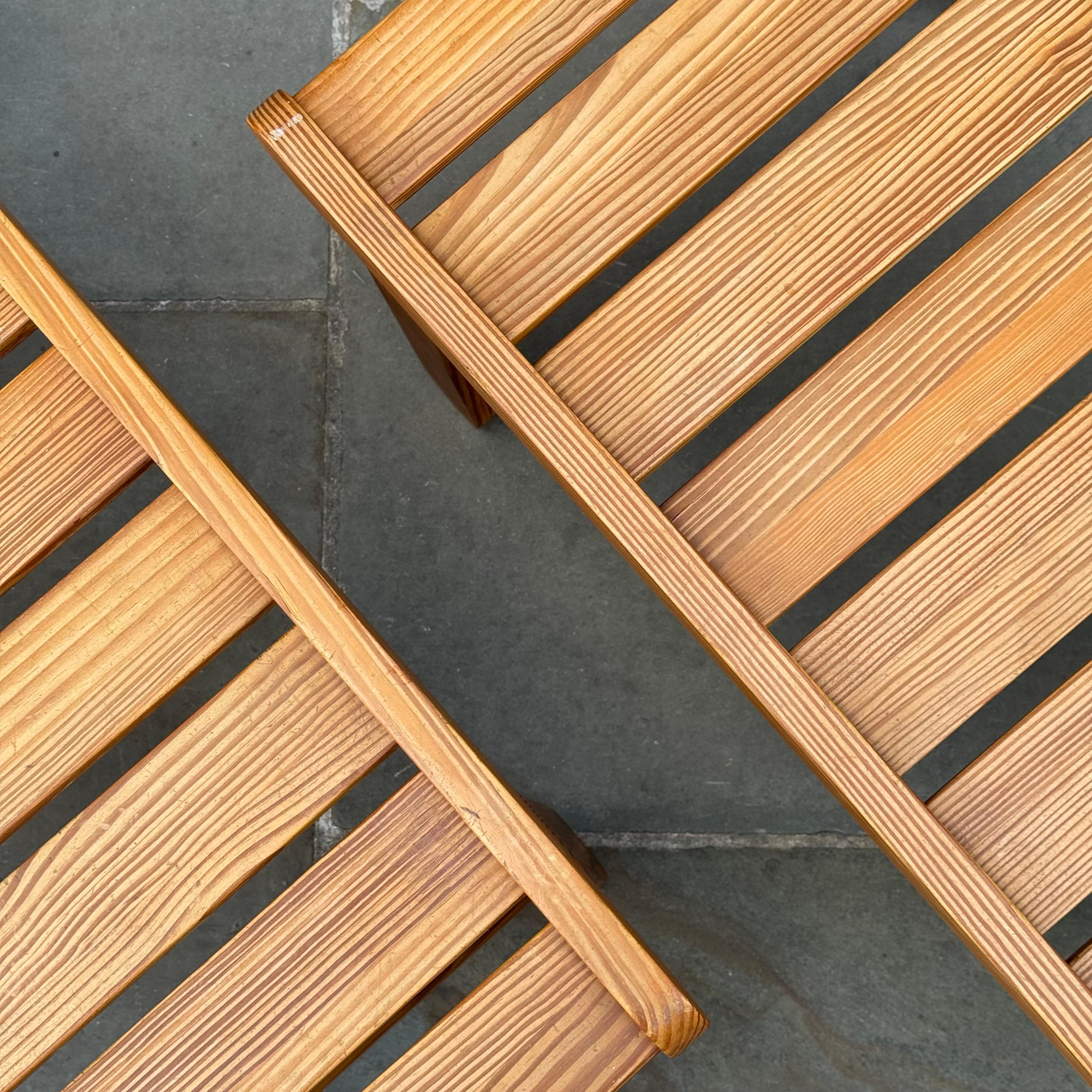 A Pair of Pine Benches, Bernt Petersen, Denmark For Sale 3