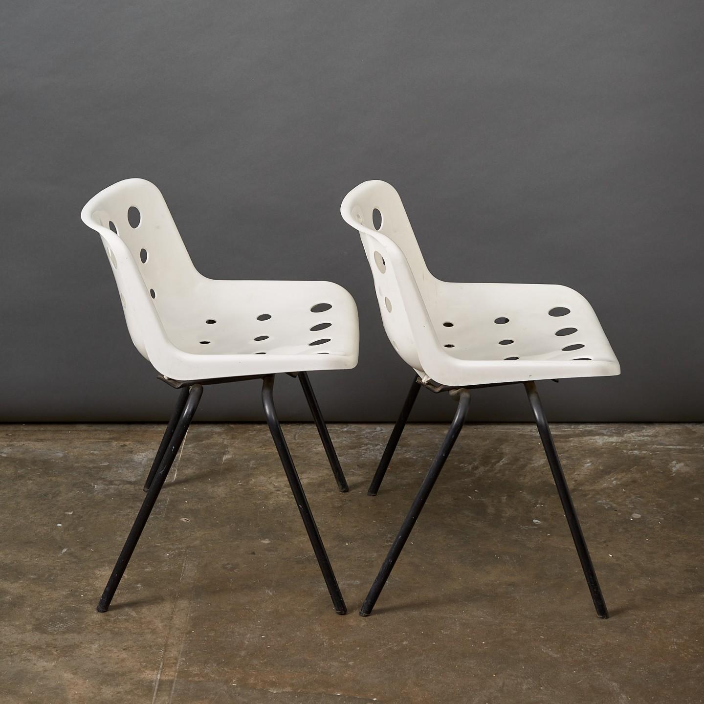 Modern Pair of Polo Chairs