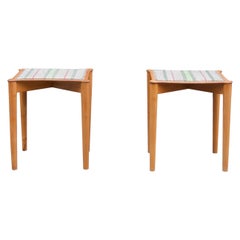 Paire de tabourets "Portex" Hvidt & Orla Mølgaard Nielsen
