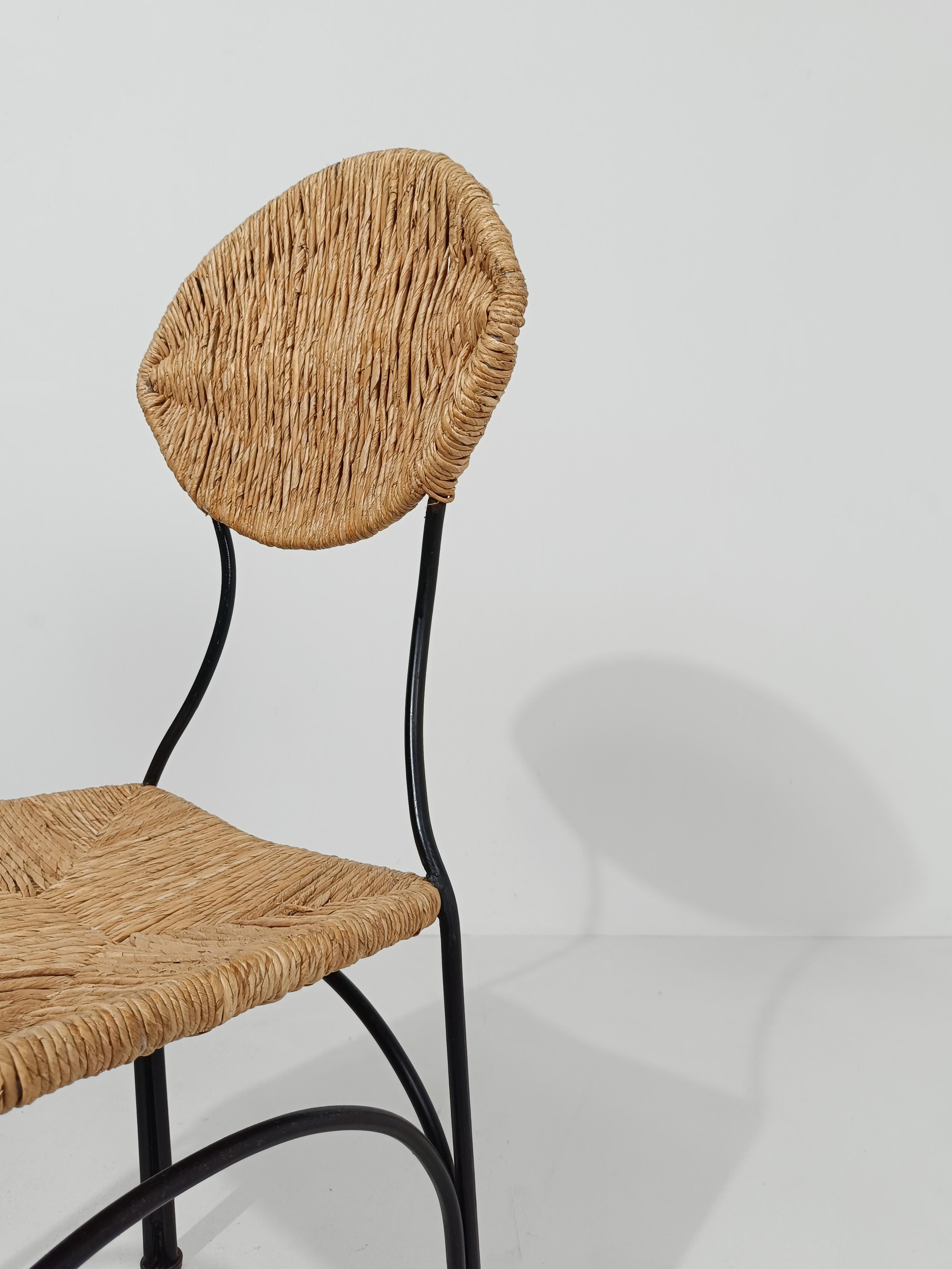Italian A Pair of Post Modern Chairs 
