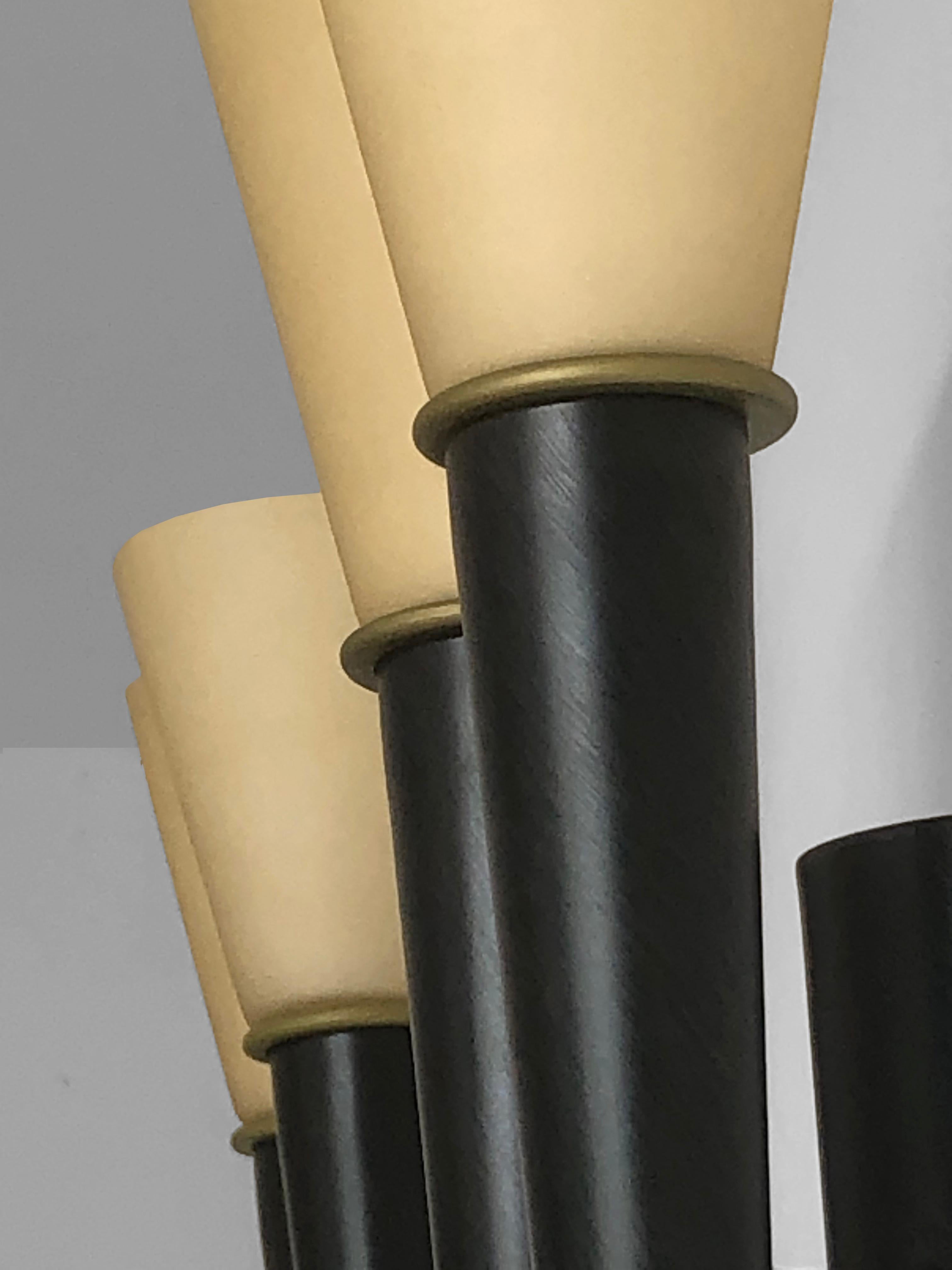 French A Pair of POSTMODERN NEOCLASSICAL Wall LAMPS Sconces France 1990-2000 For Sale