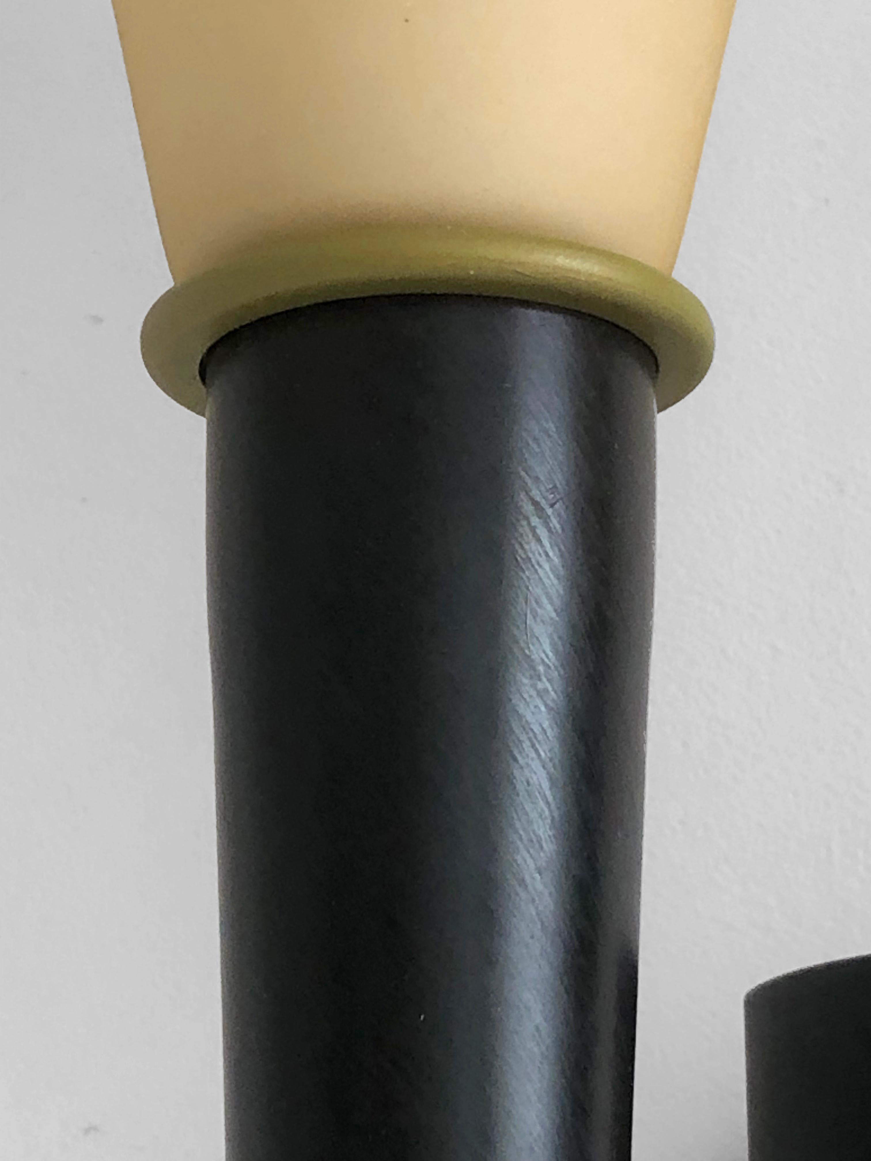 Late 20th Century A Pair of POSTMODERN NEOCLASSICAL Wall LAMPS Sconces France 1990-2000 For Sale