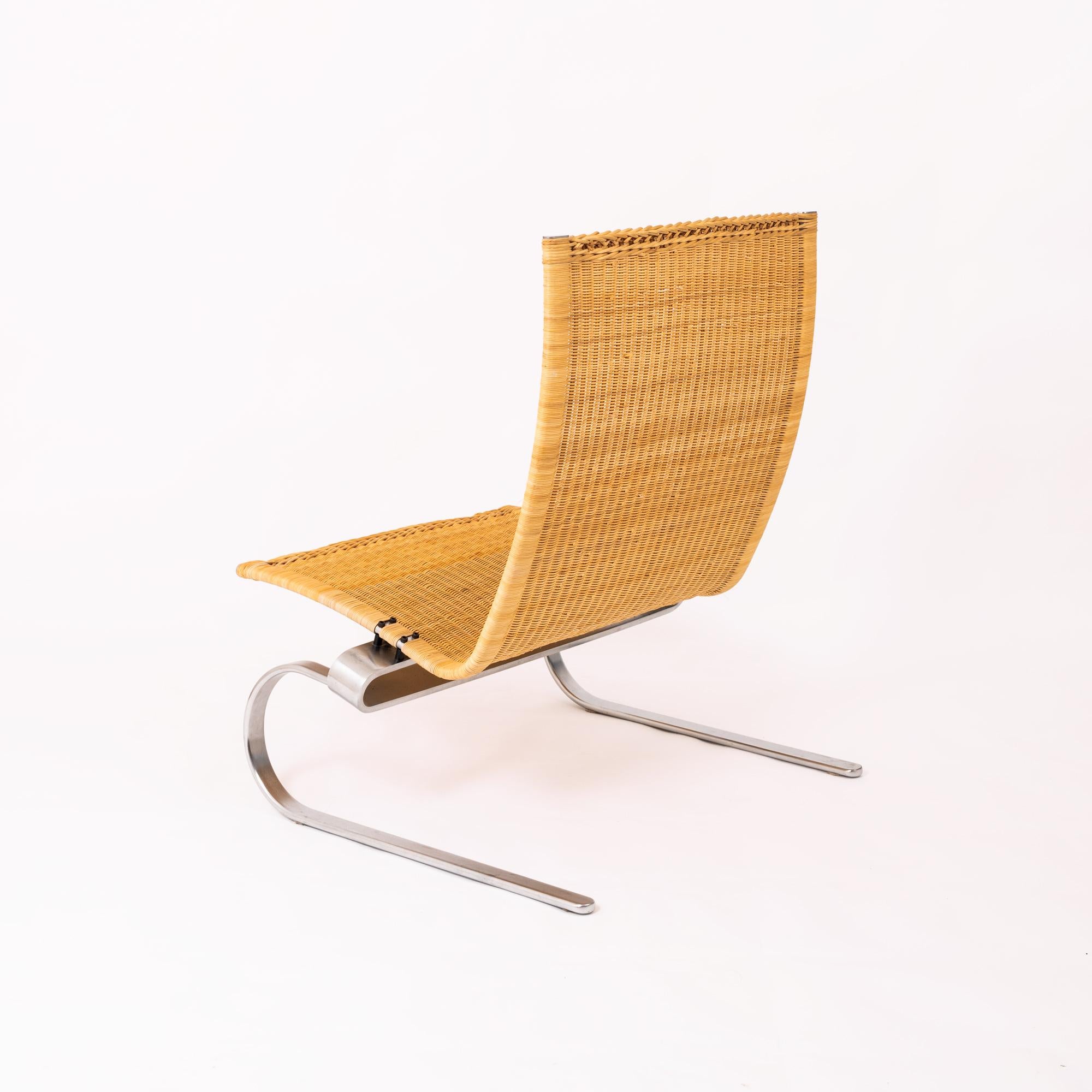 Mid-Century Modern Pair of Poul Kjaerholm for Fritz Hansen PK20 Lounge Chair