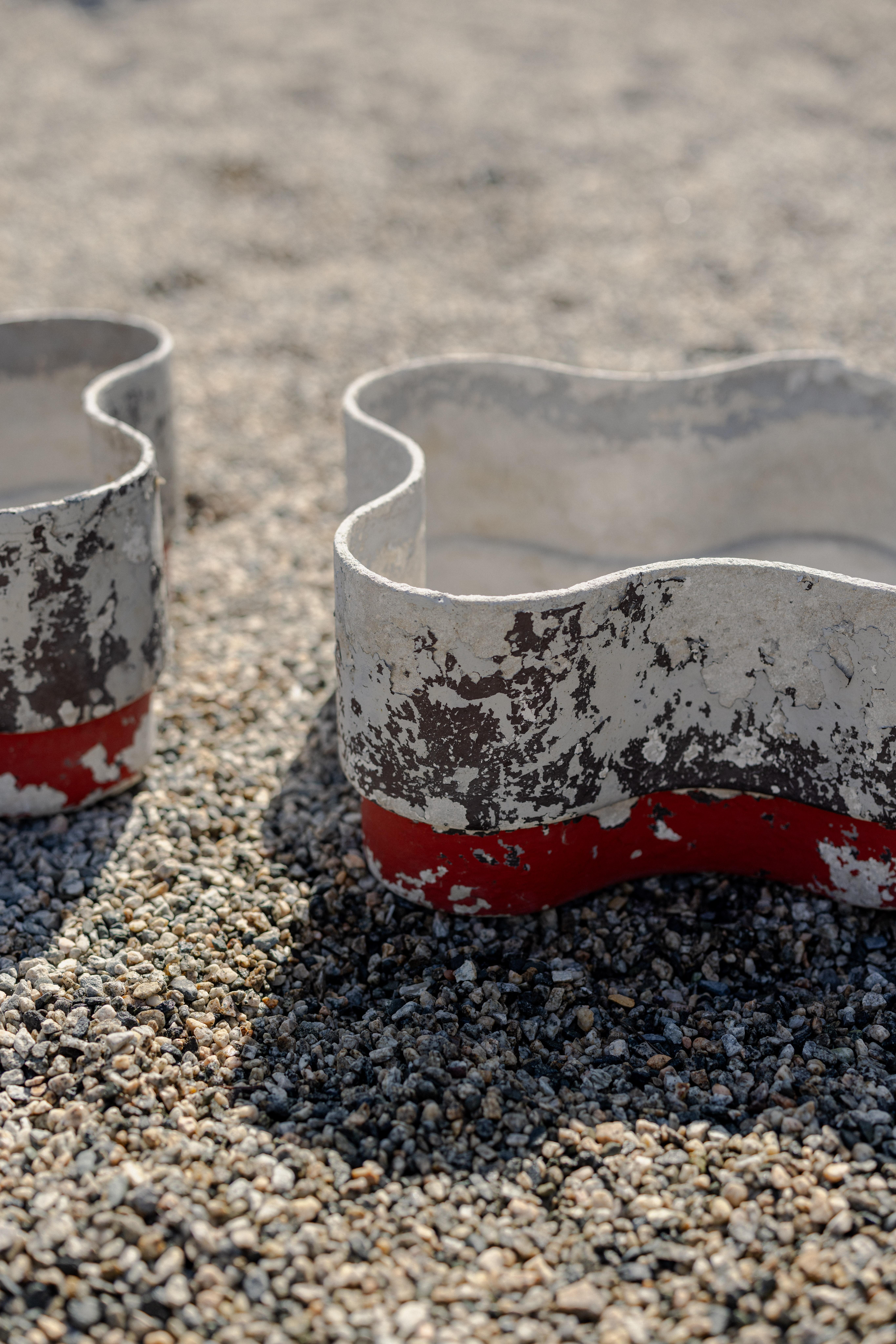 Swiss A Pair of Quadrifoil Planters by Willy Guhl, 1960's, Switzerland For Sale