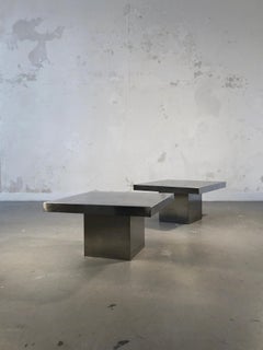 Ein Paar RADICAL POSTMODERN Side or COFFEE TABLES, von KAPPA, Frankreich 1970