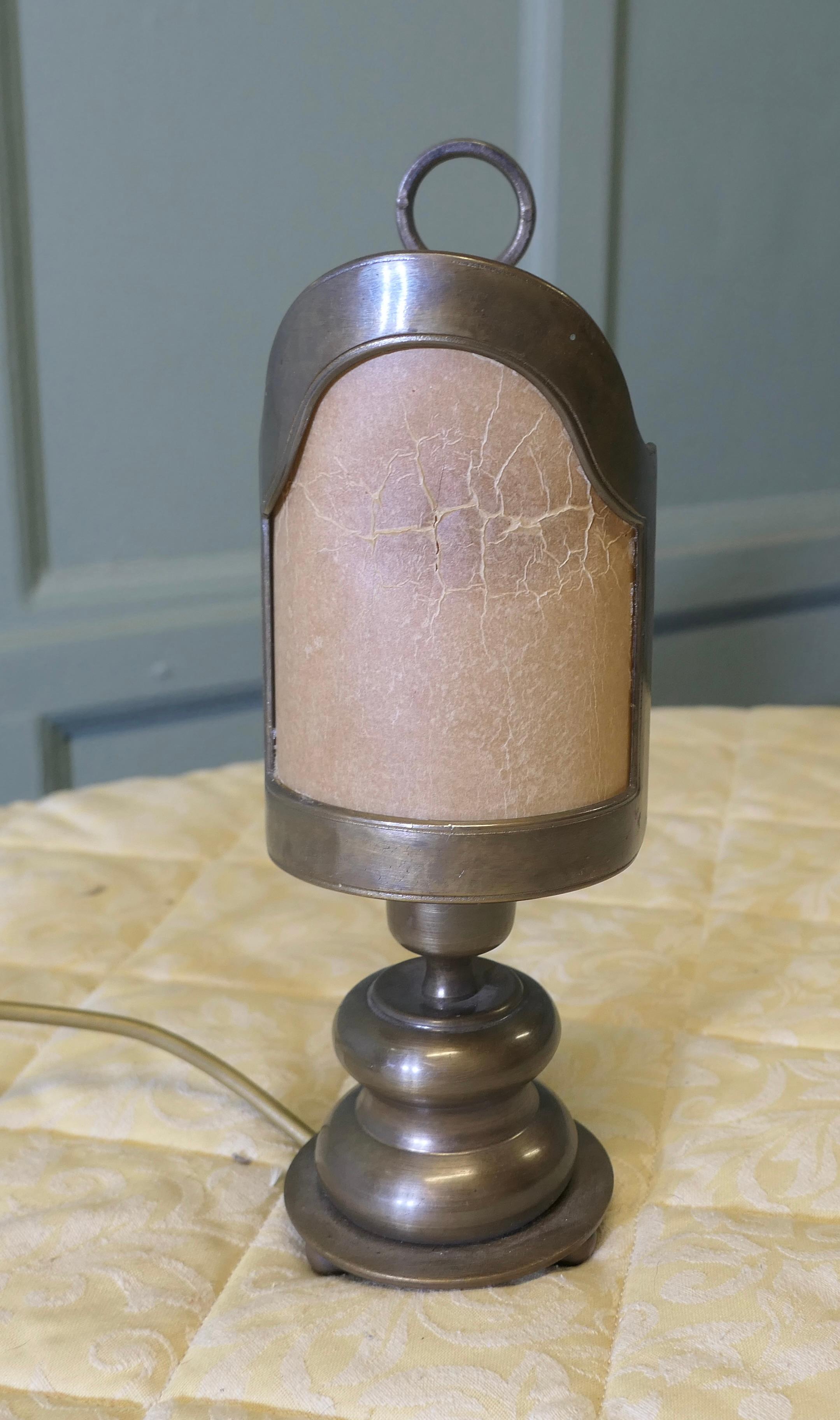 A Pair of Railway Look Bedside Lamps  This is a very unusual pair of lights For Sale 3
