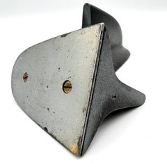 Ein Paar seltene Carl Aubock-Buchstützen aus Messing und Zinn, erste Generation, 1935-1945