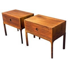 A pair of rare Danish Kai Kristiansen night stands from the 1960's