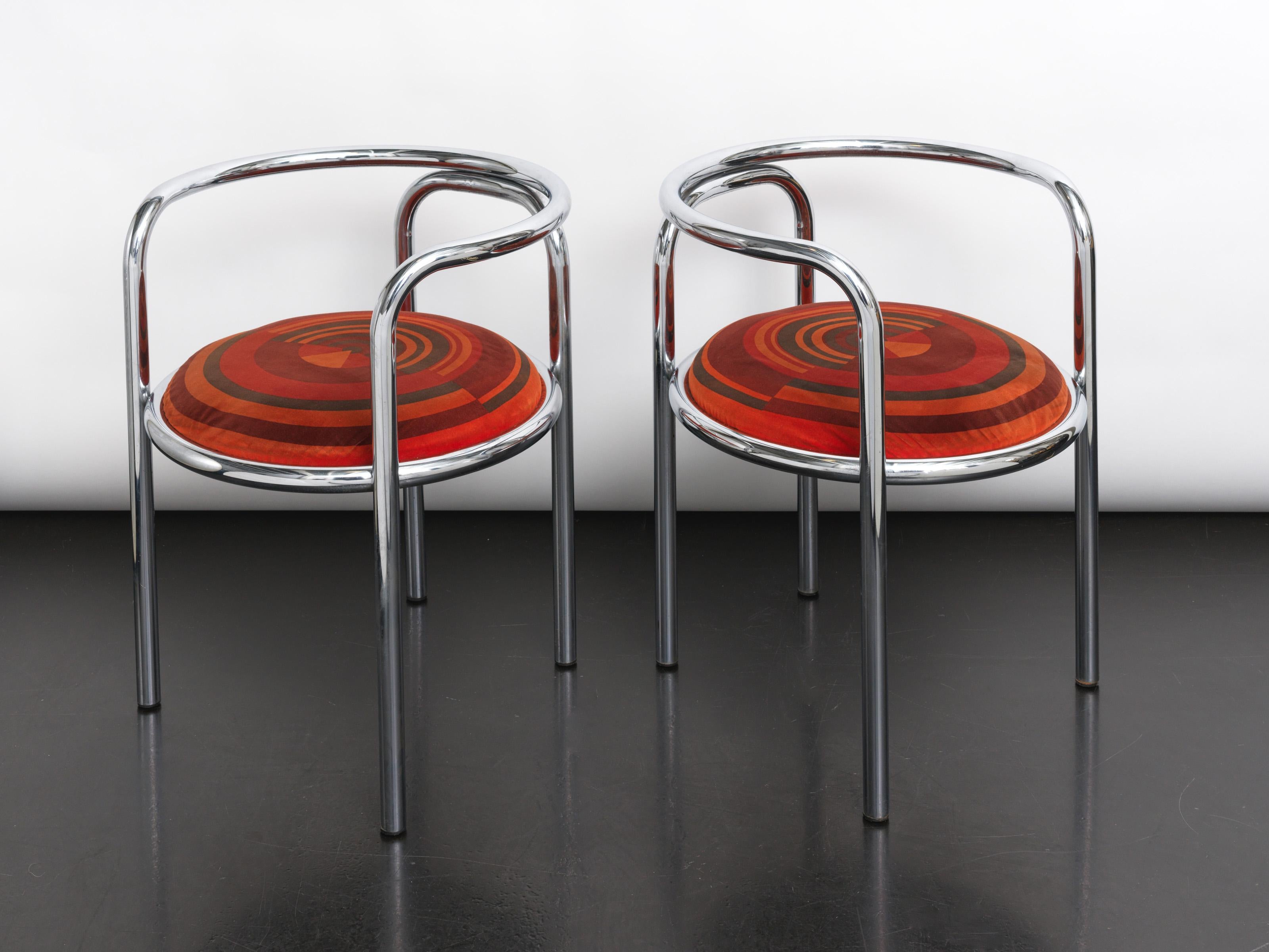 Modern Pair of Rare, Early Edition ‘Locus Solus’ Chairs by Gae Aulenti, 1964 For Sale