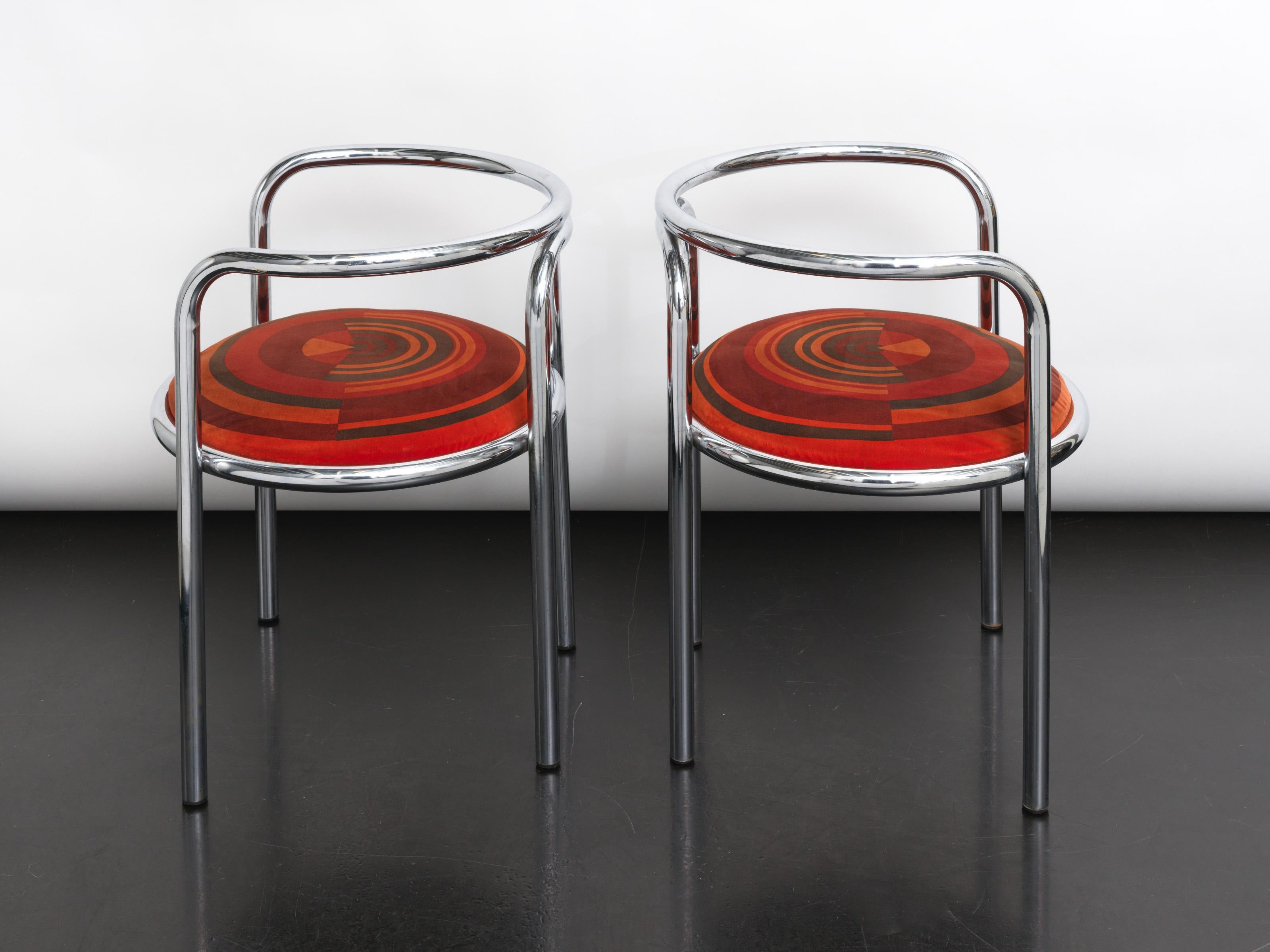 Modern Pair of Rare, Early Edition ‘Locus Solus’ Chairs by Gae Aulenti, 1964 For Sale