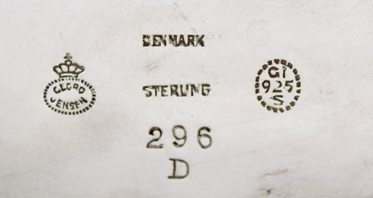 Paire de rares jardinières Georg Jensen en argent sterling:: datées de 1925-1932 en vente 1