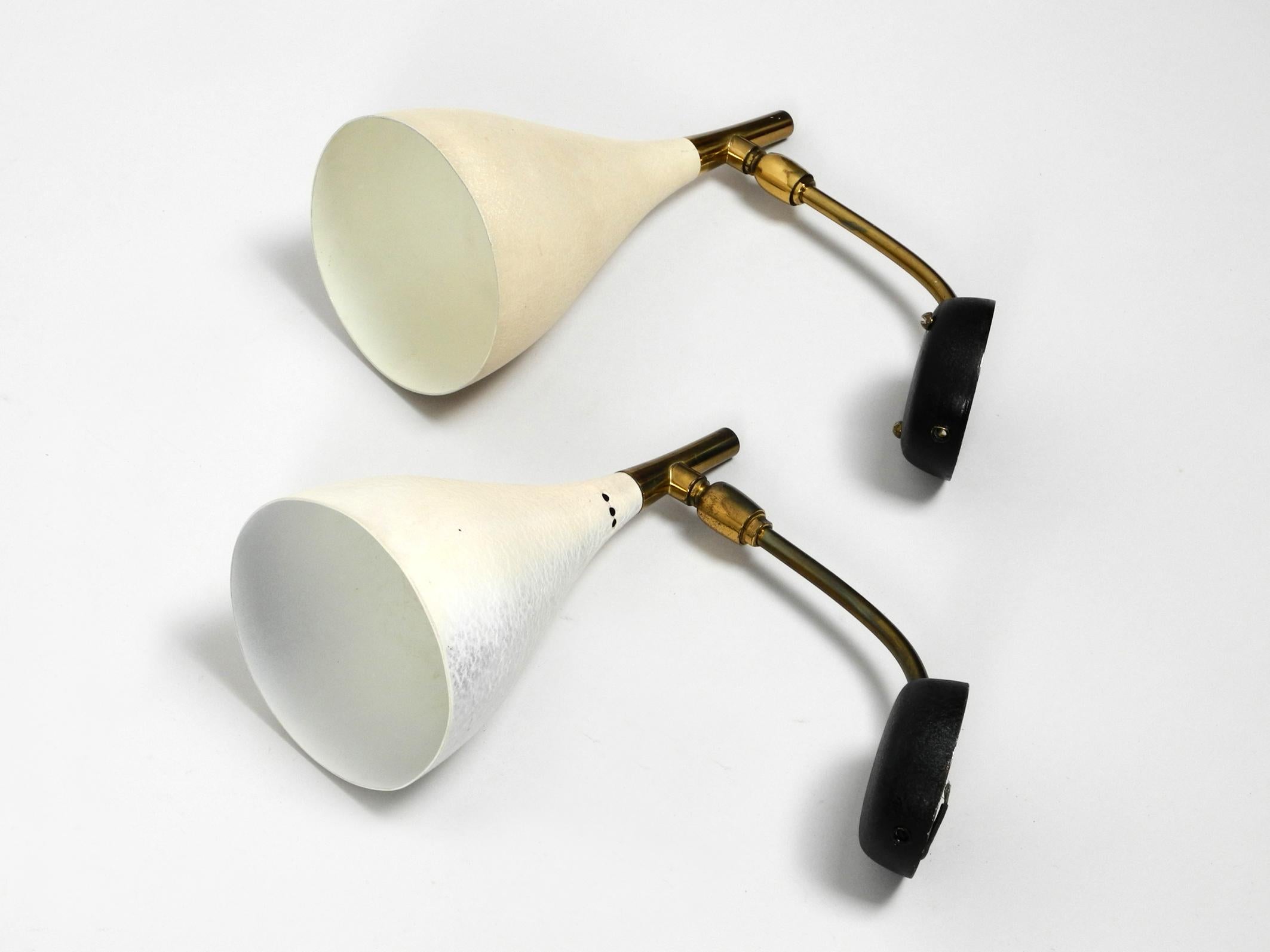 A pair of rare Louis Kalff Mid Century wall lamps for Cosack  4