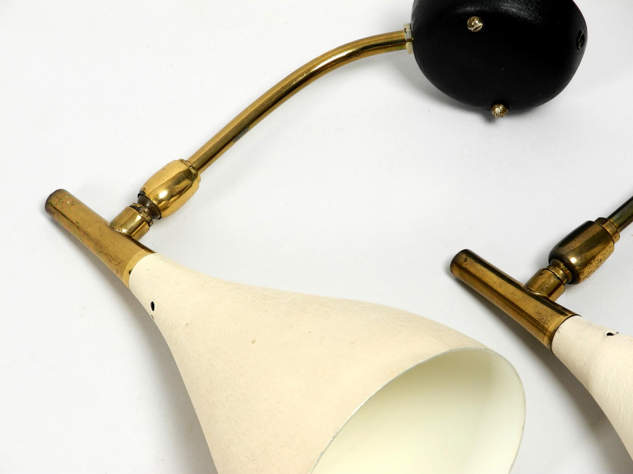 A pair of rare Louis Kalff Mid Century wall lamps for Cosack  In Good Condition In München, DE