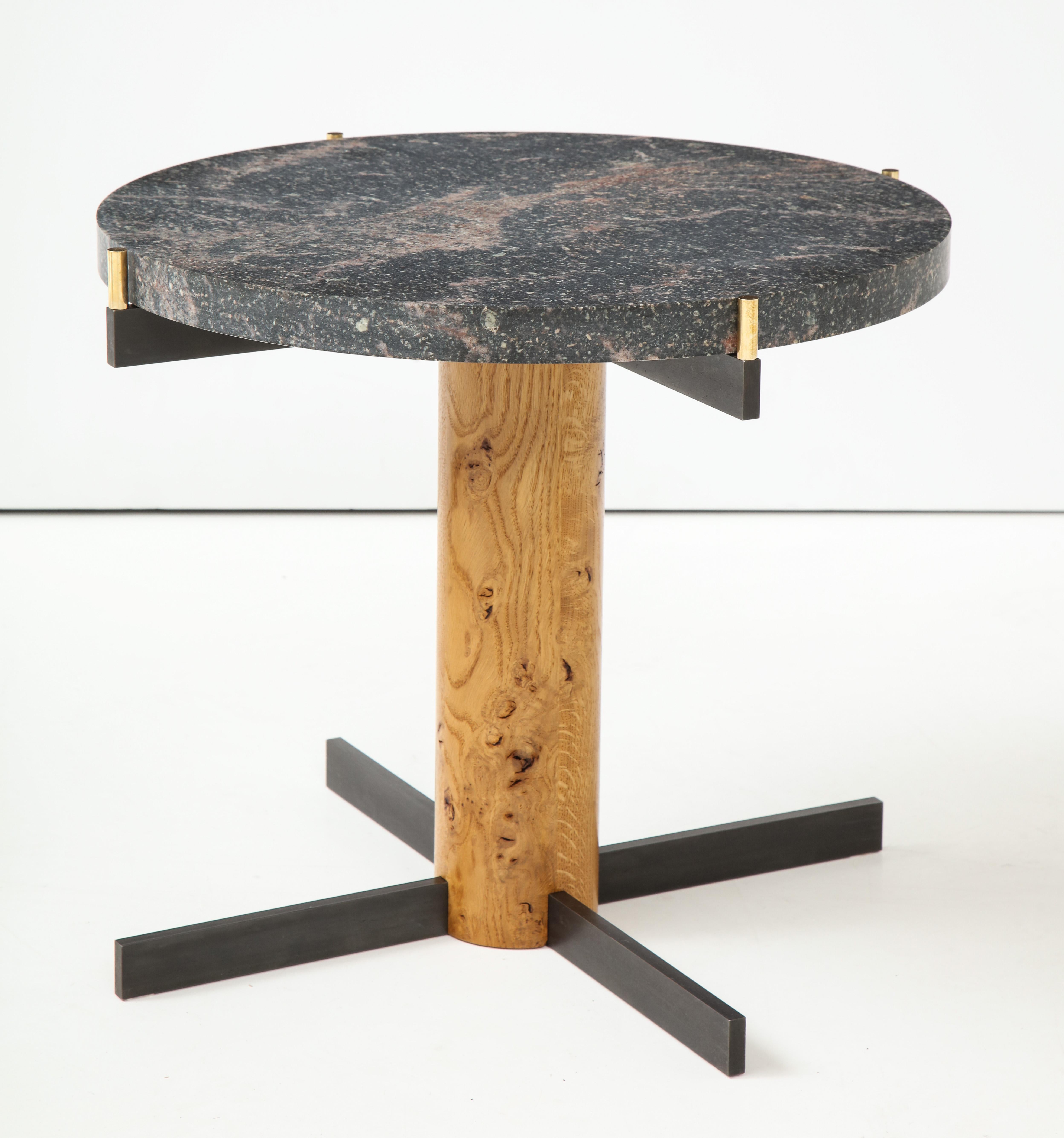 Oak Pair of R.B.Johansen Side Tables, circa 2000s