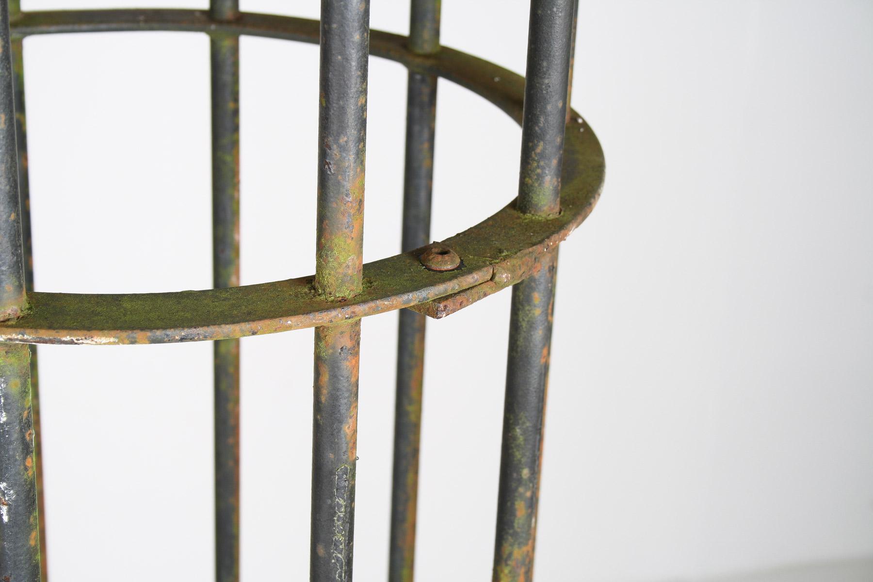 A Pair of Reclaimed Iron Tree Guards Garden Trellis Topiary Frames For Sale 5