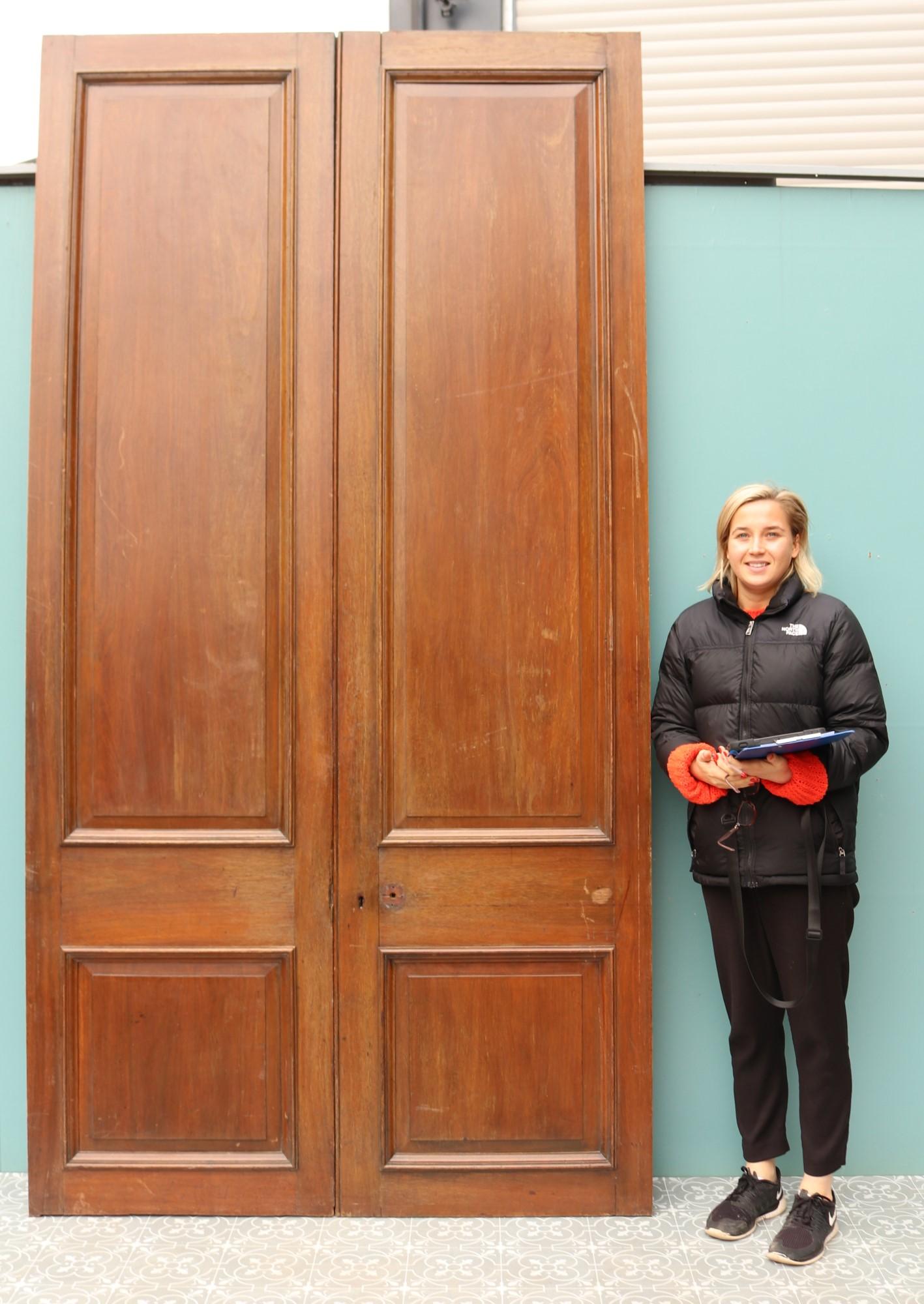 reclaimed double doors