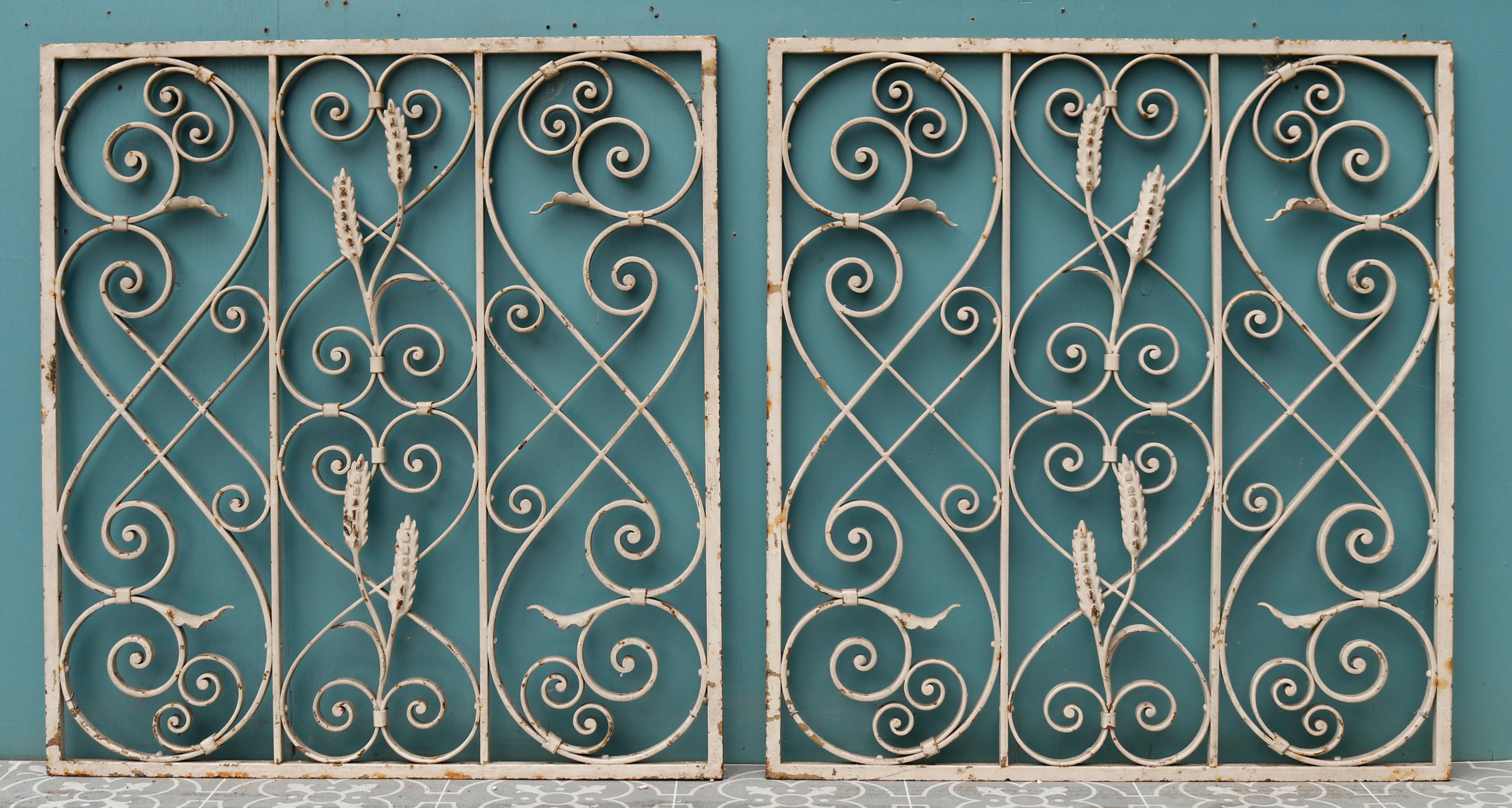 wrought iron grilles