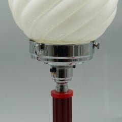 A Pair of Redeed Catalin Art Deco Style Table Lamps