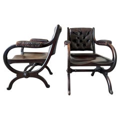 A Pair of Reformed Gothic Armchairs