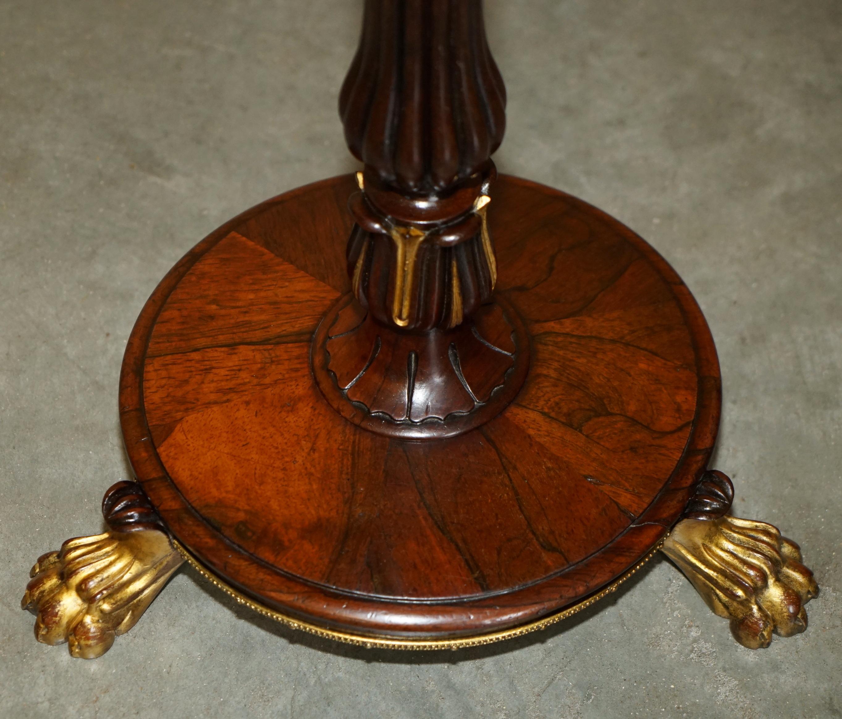 EIN Pärchen REGENCY 1810 SPECiMEN MARBEL PIETRA DURA & HARDWOOD OCCASIONAL TABLES (Marmor) im Angebot