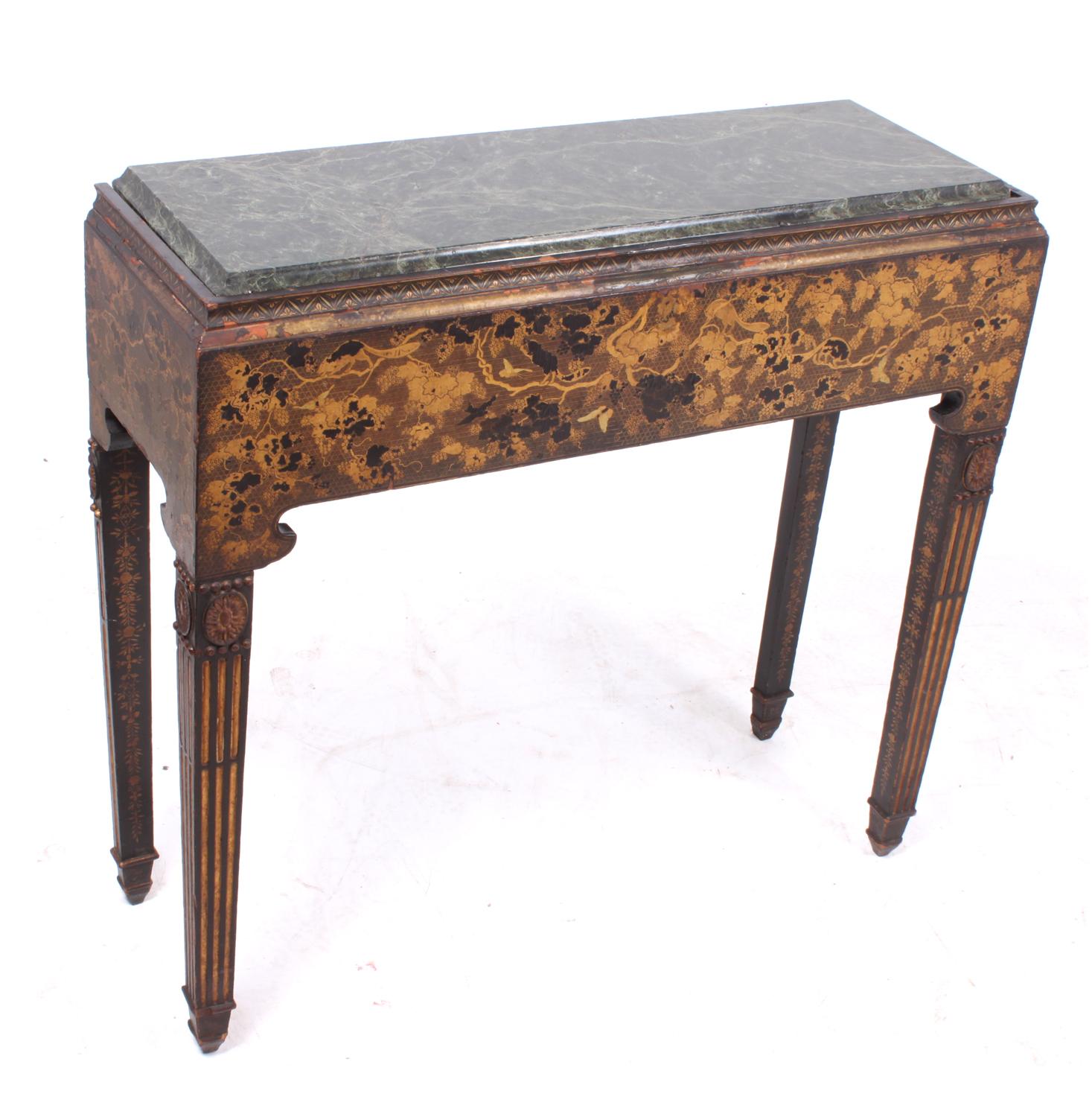 Pair of Regency Chinoiserie Side Tables, circa 1820 4