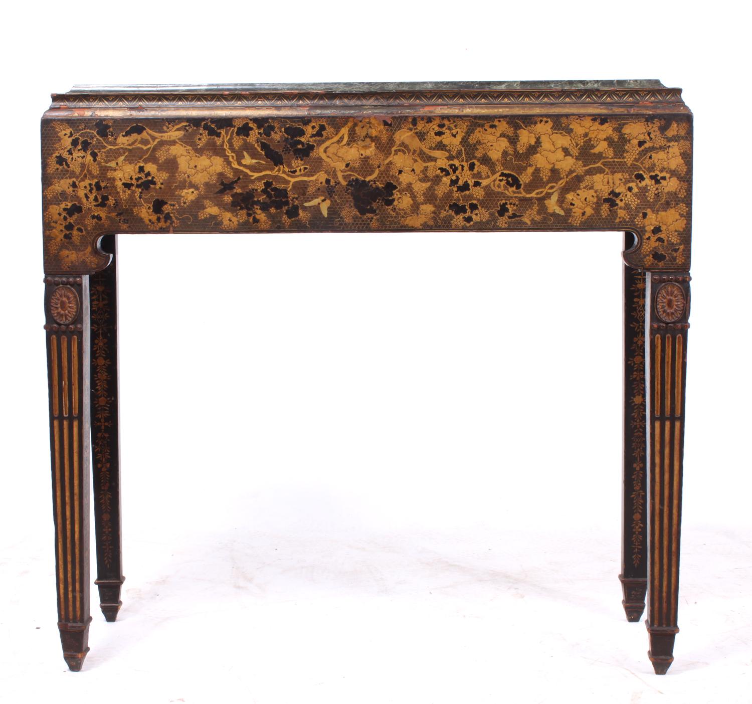 Early 19th Century Pair of Regency Chinoiserie Side Tables, circa 1820