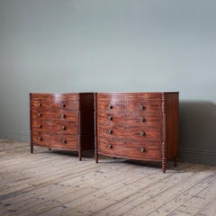 A Pair of Regency Mahogany Chest of Drawers