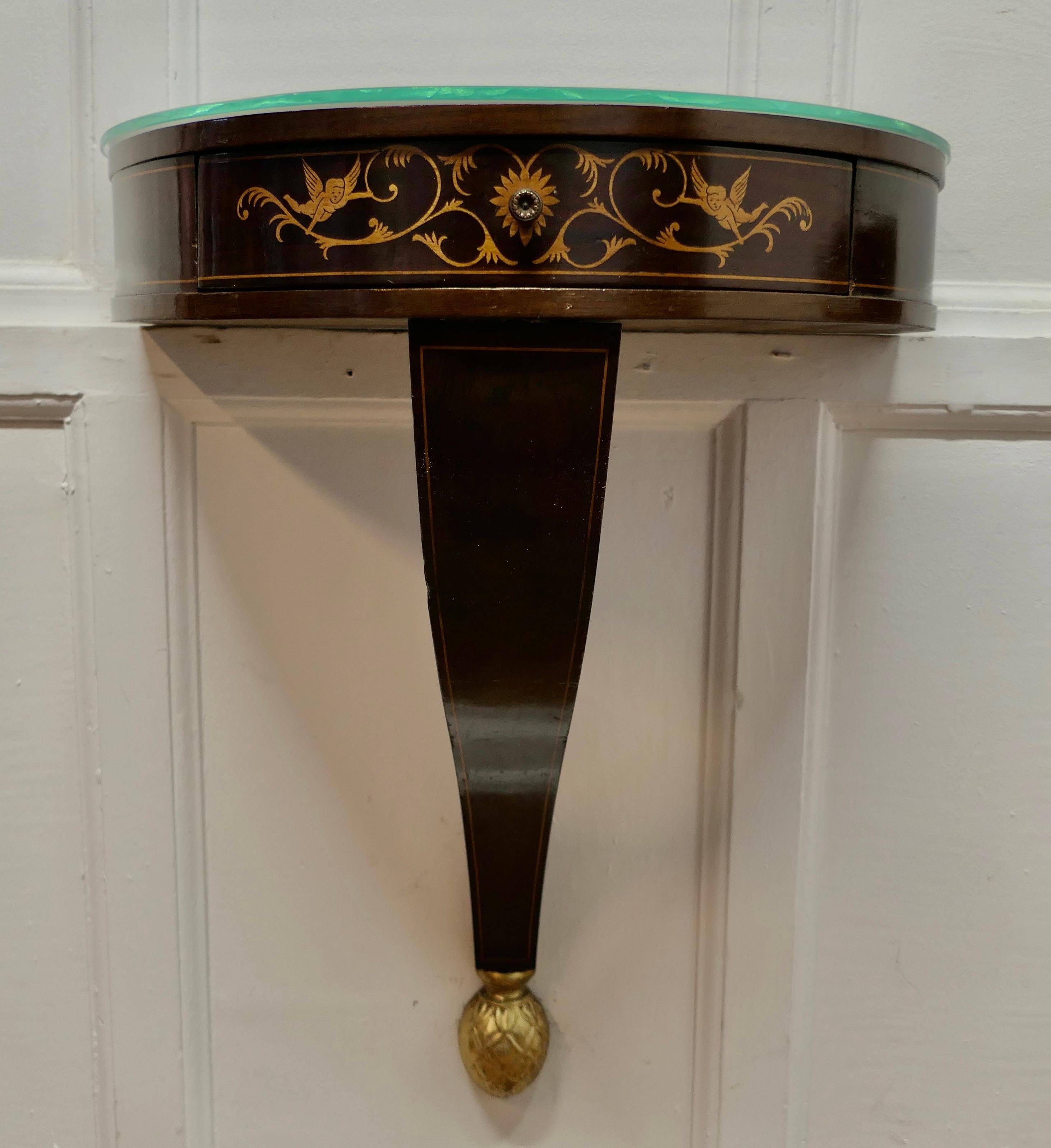 Beech A Pair of Regency Style Console Wall Table Brackets  Two beautifully designed li For Sale