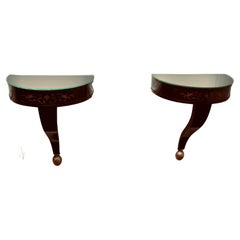A Pair of Regency Style Console Wall Table Brackets  Two beautifully designed li