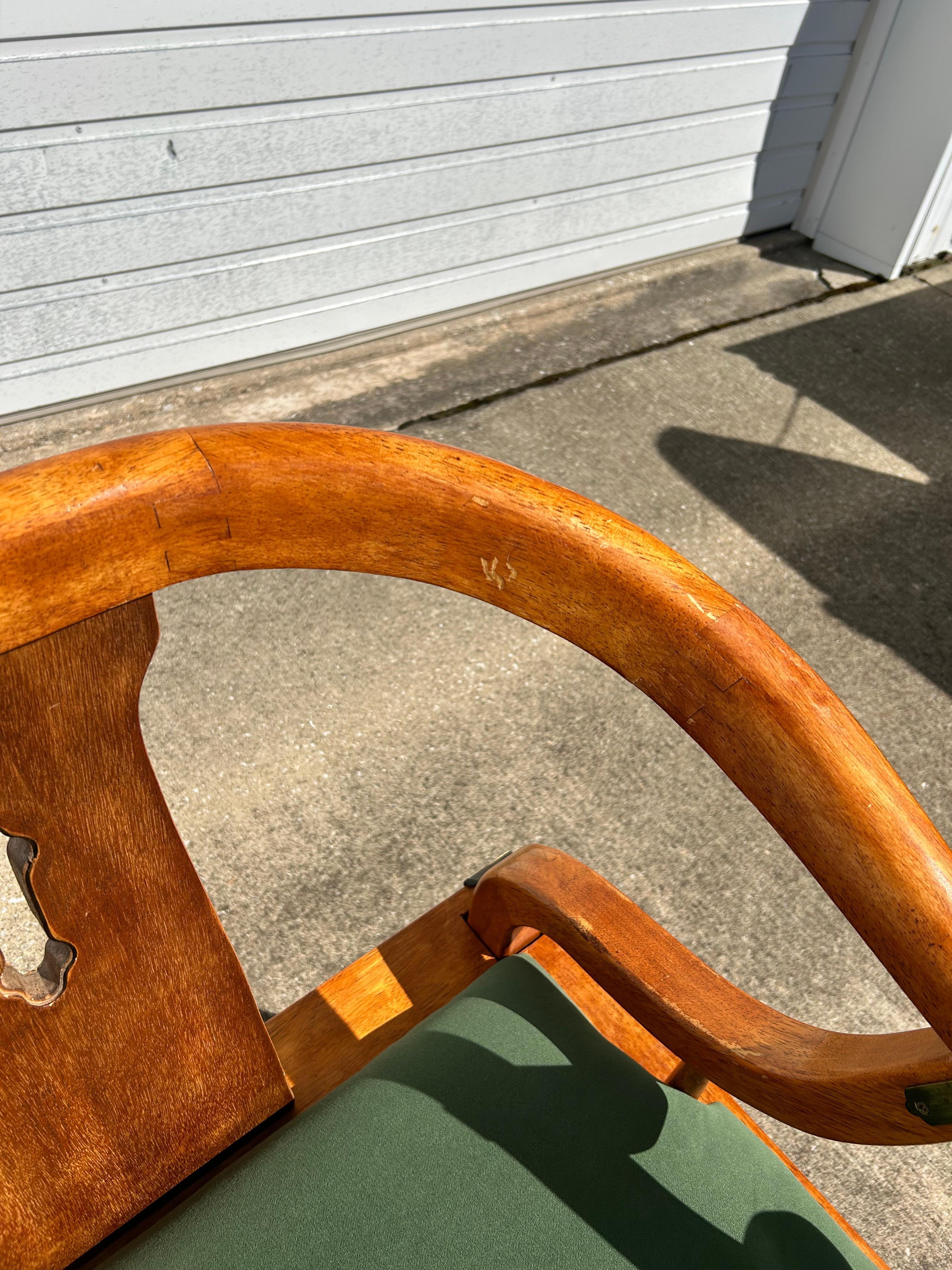 A Pair of Reupholstered James Mont Style Ming Chinoiserie Side Chairs 1