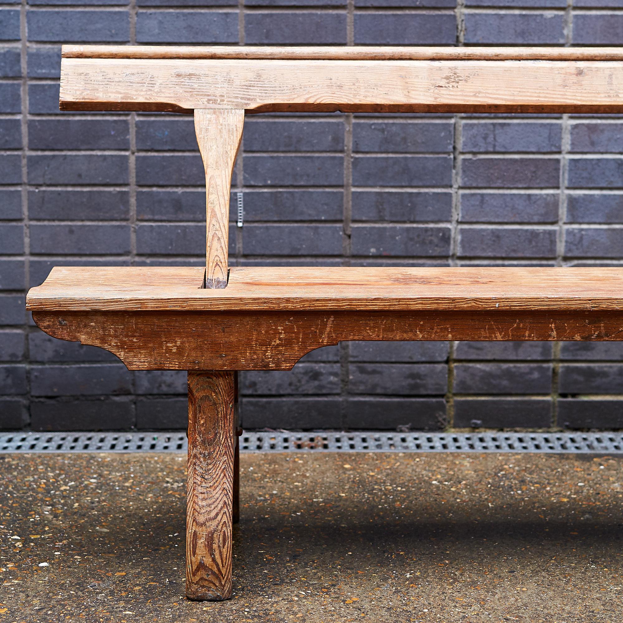 Pair of Reversible Railway Station Benches 4