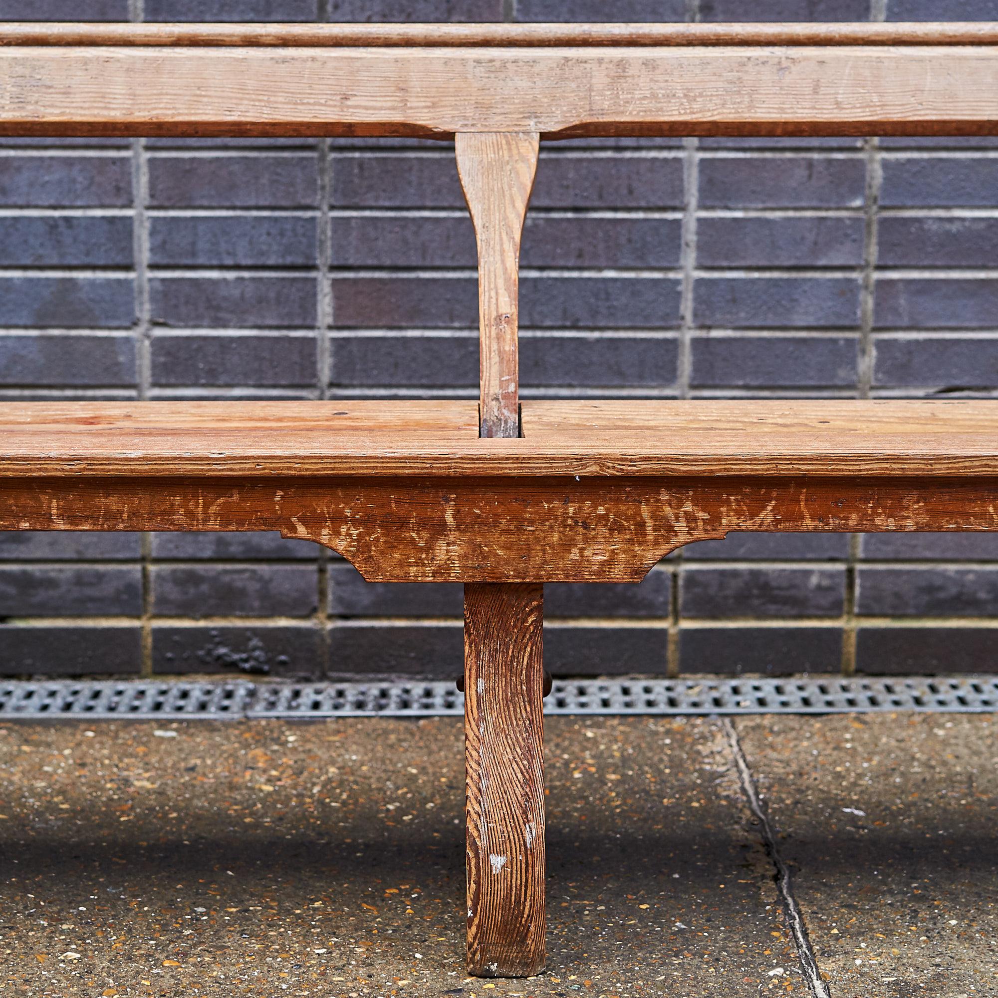 Pair of Reversible Railway Station Benches 5