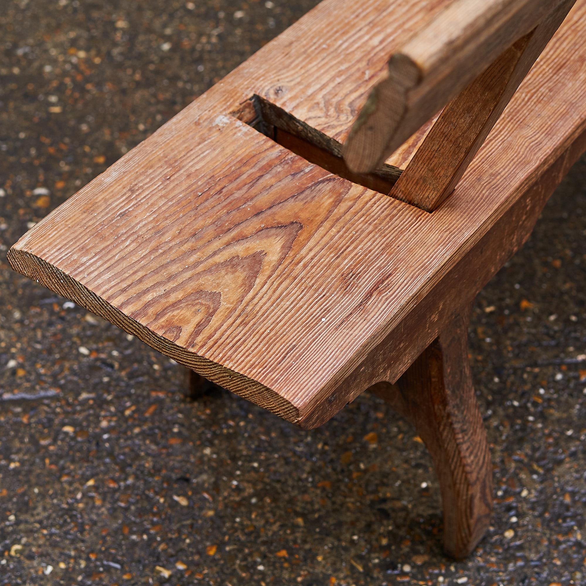 Pair of Reversible Railway Station Benches 7