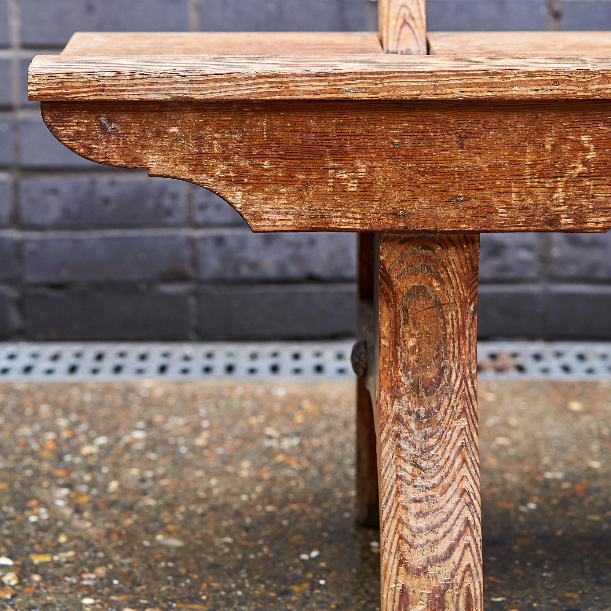 Pair of Reversible Railway Station Benches 8