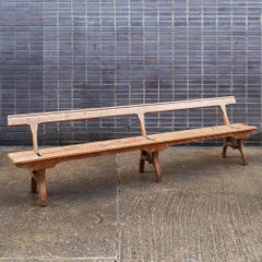 Pair of Reversible Railway Station Benches