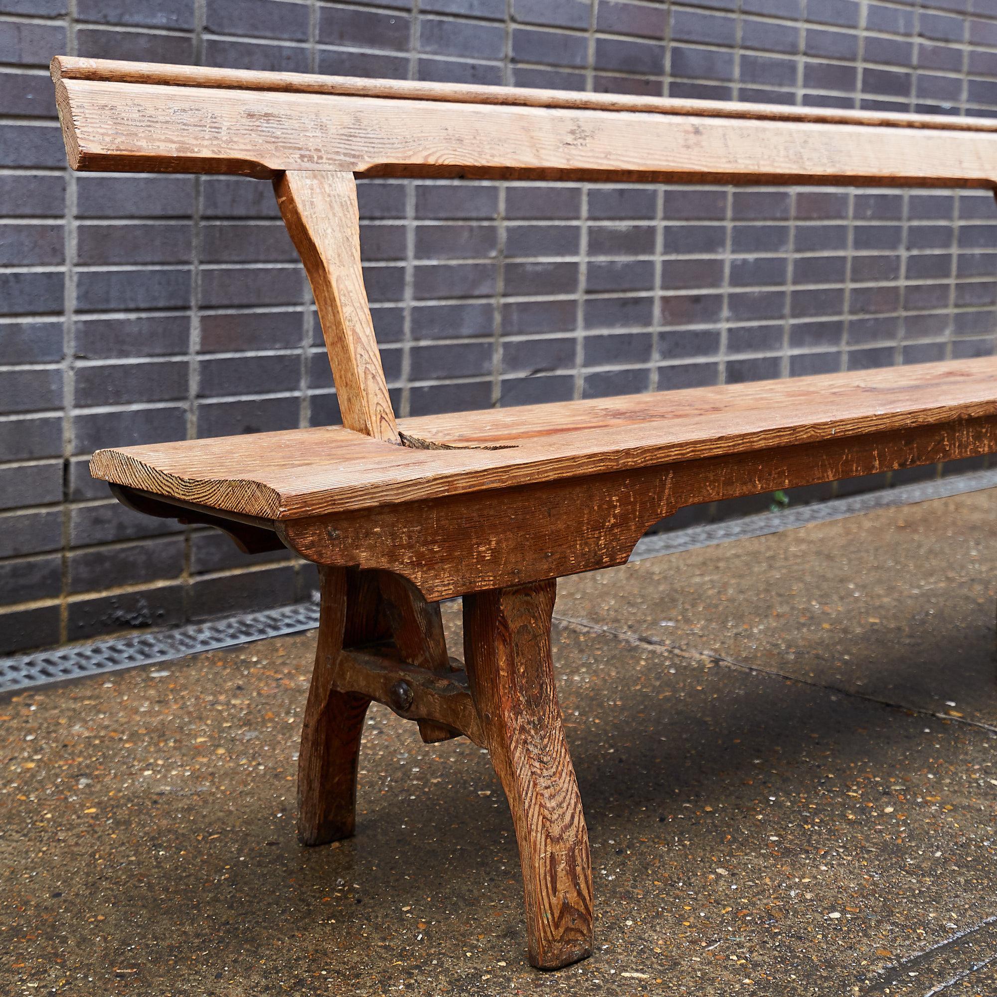 English Pair of Reversible Railway Station Benches