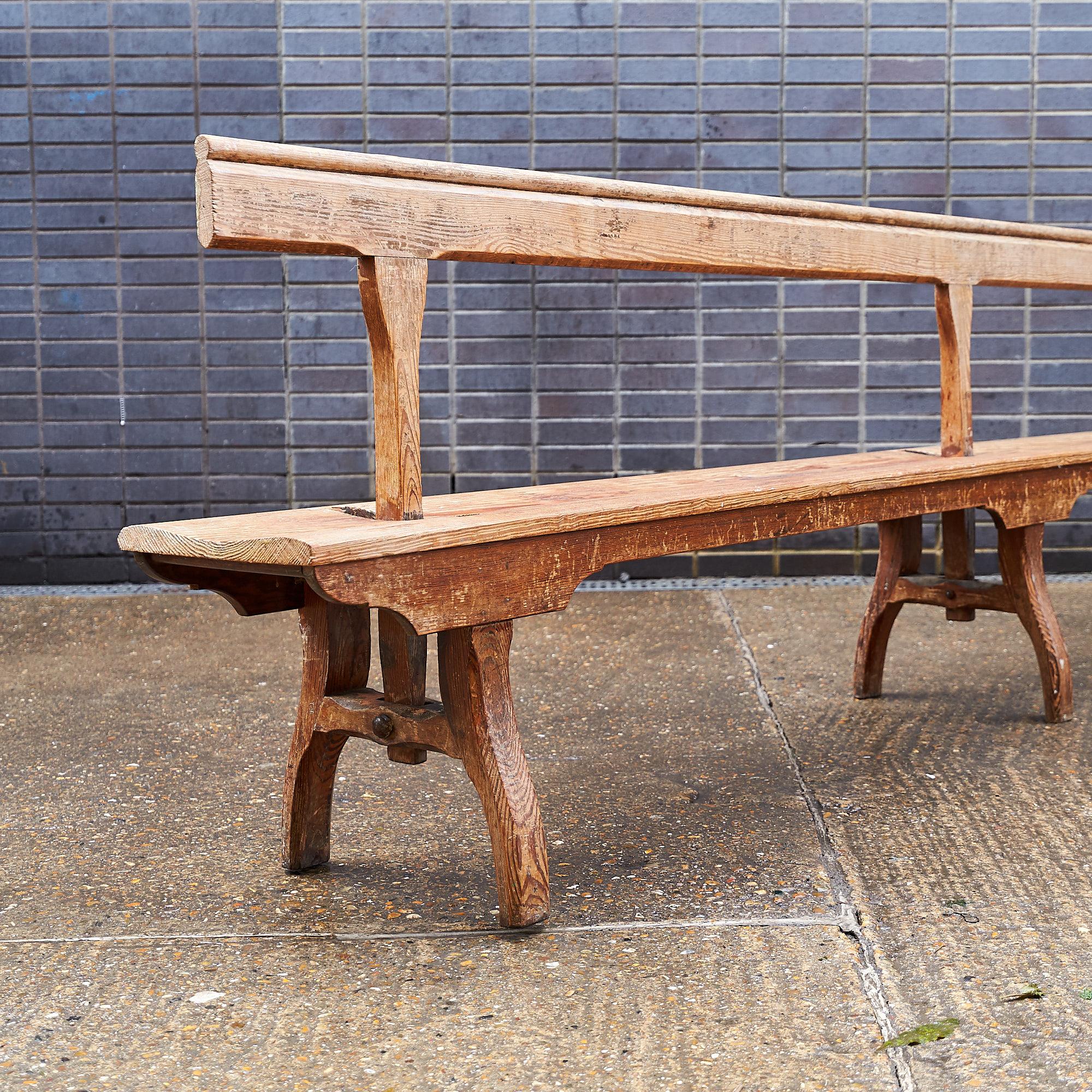Pair of Reversible Railway Station Benches In Good Condition In London, GB