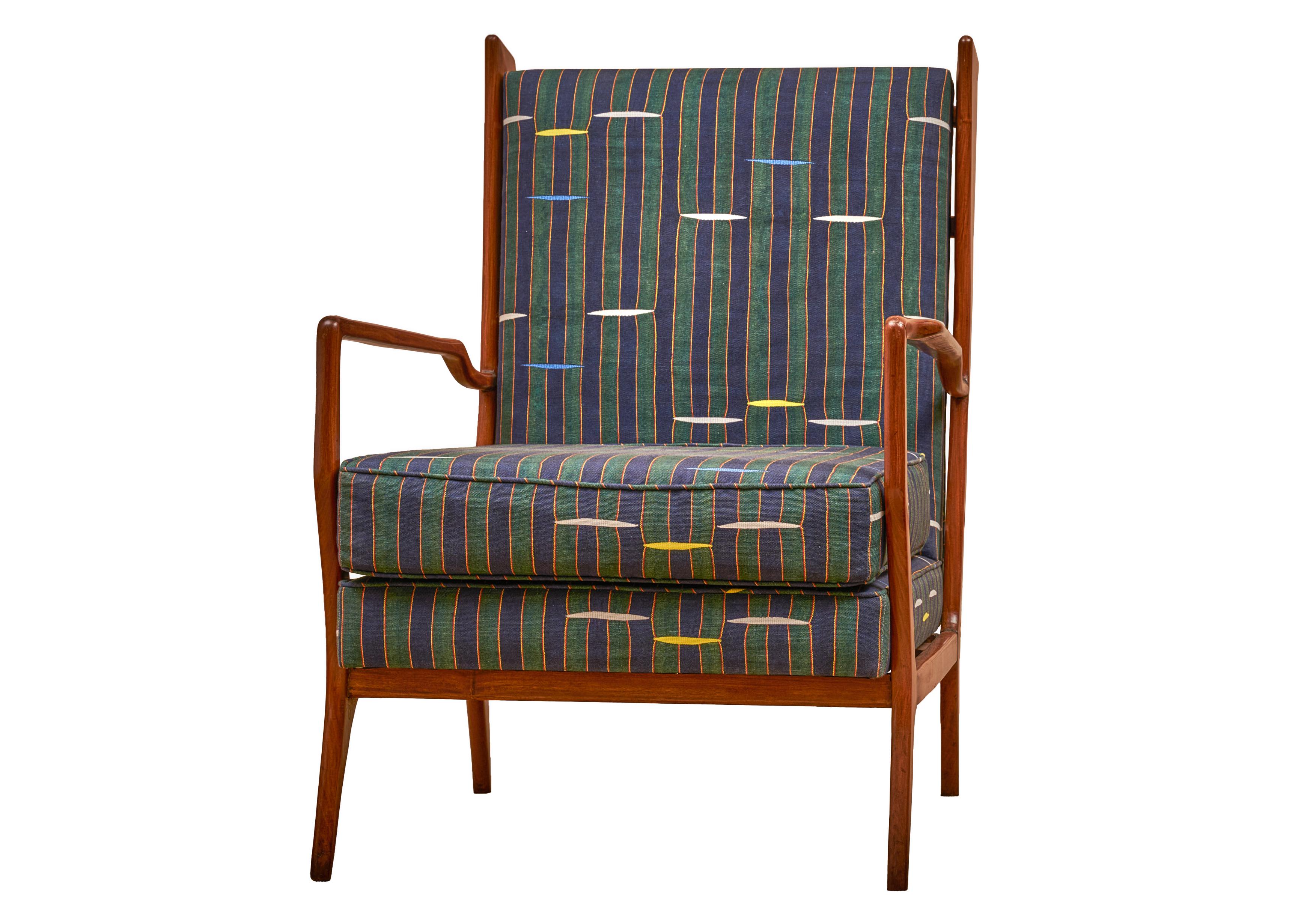 Brazilian Pair of Rino Levi Armchairs circa 1960