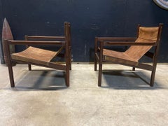 A pair of Roxinho Armchairs designed by Michel Arnoult