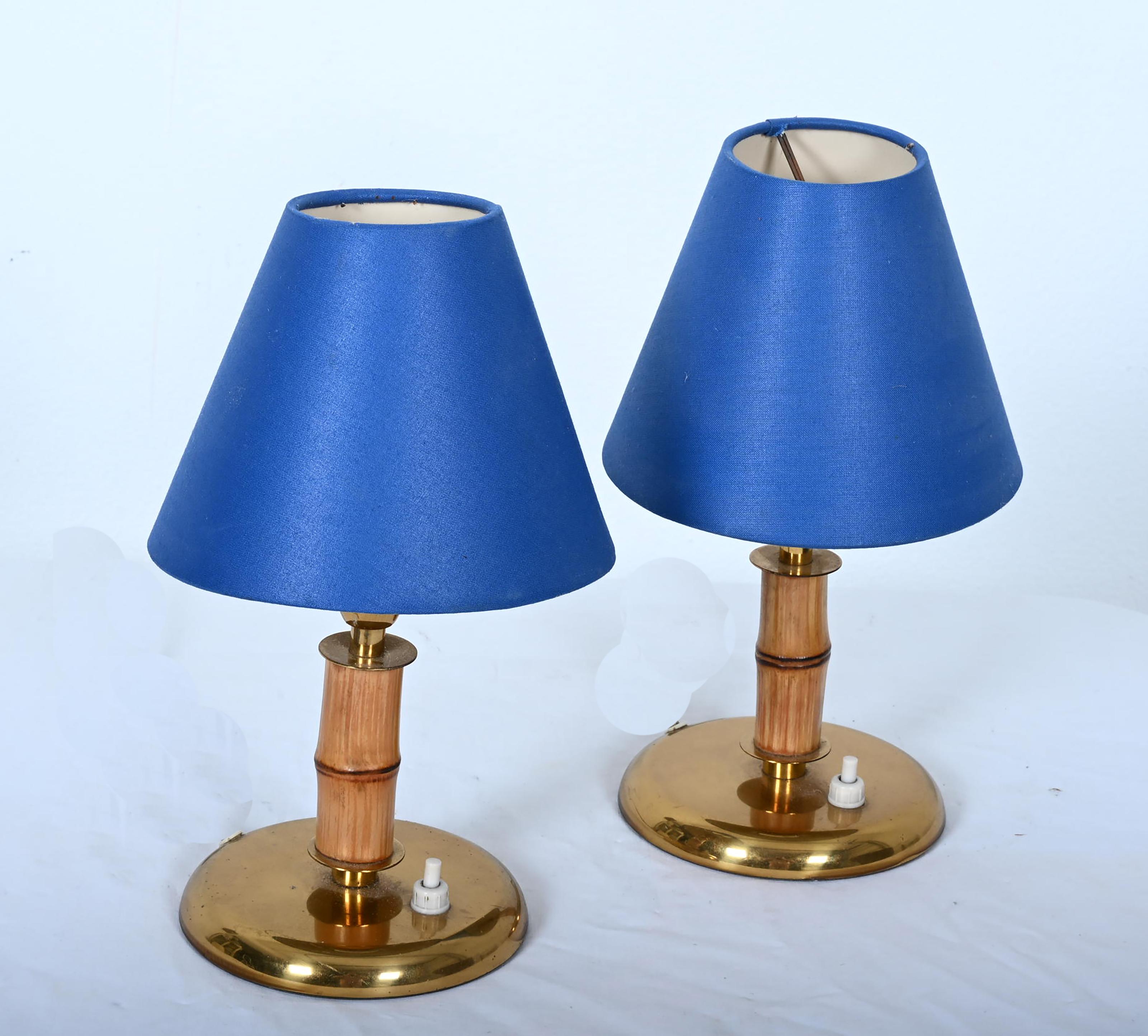 Mid-Century Modern Paire de lampes de table Rupert Nikoll en vente