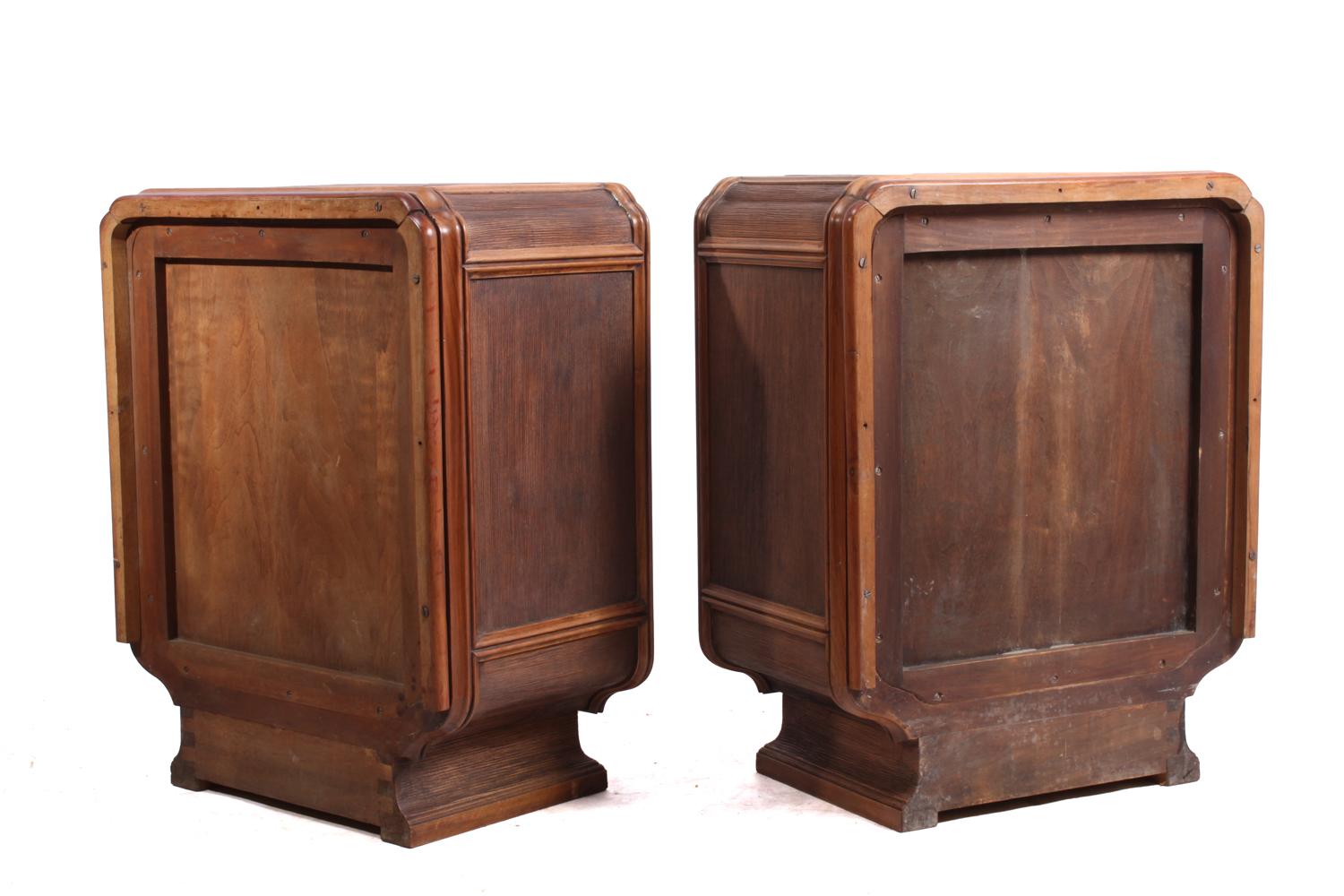 Pair of Rustic Italian Bedside Cabinets, circa 1920 3
