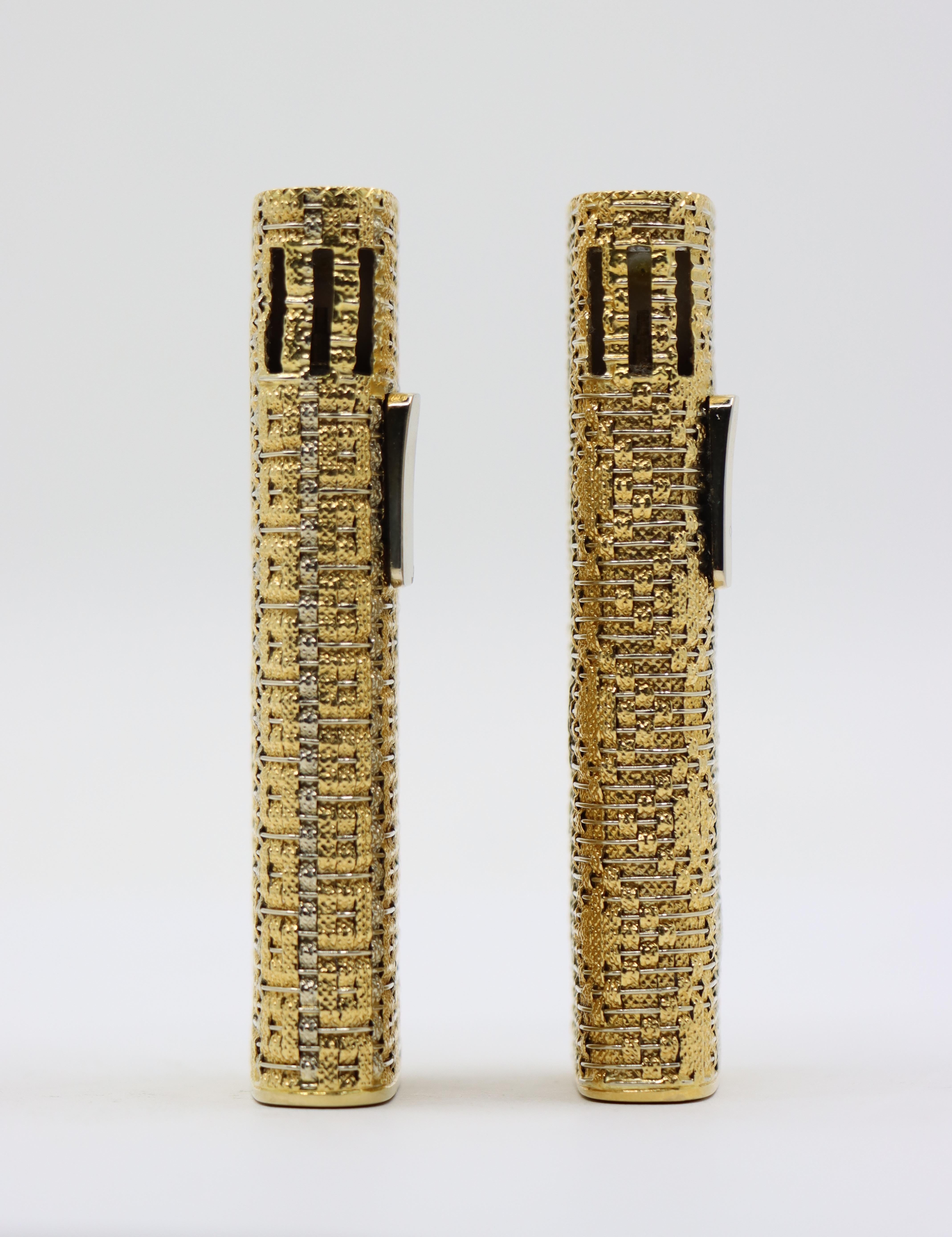 sarome feuerzeug gold