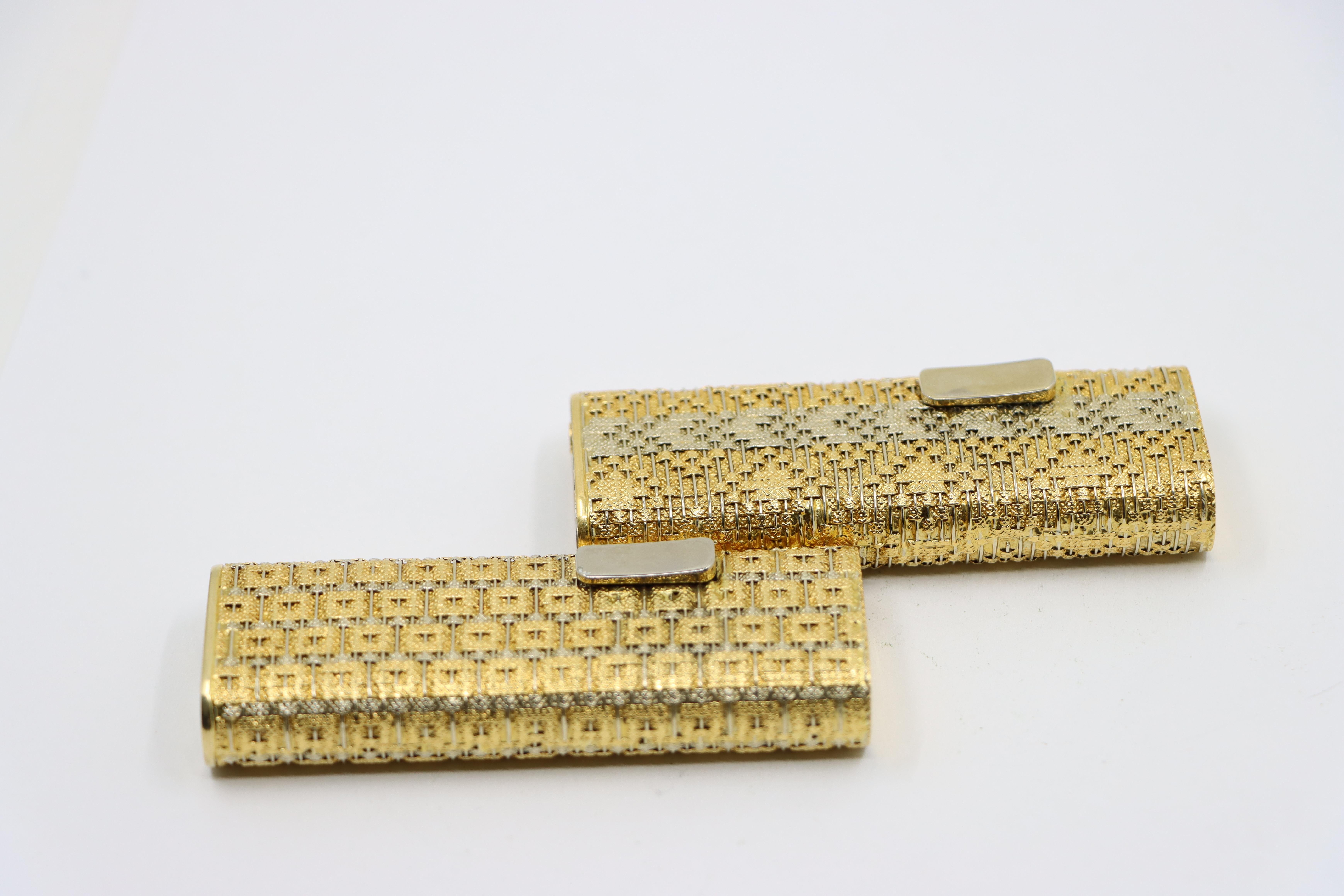Ein Paar Sarome 18K Gold Feuerzeuge 2