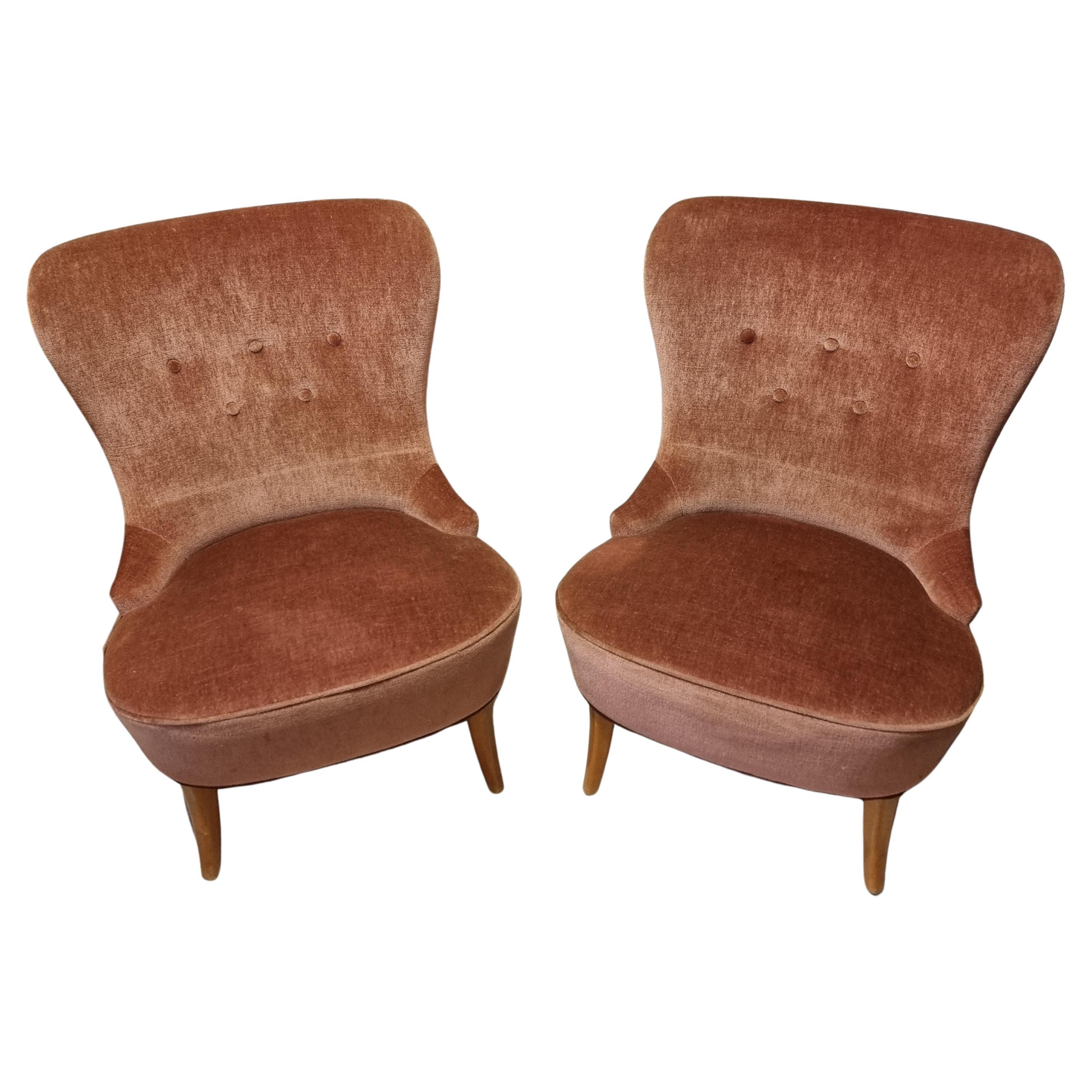 Ein Paar skandinavisch-moderne Classic "Emma" - Loungesessel von Stockmann OY im Angebot
