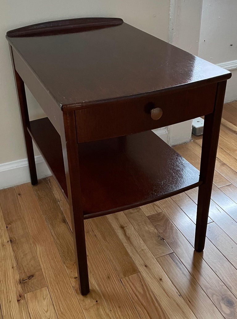 Pair of Scandinavian Modern End Tables / Night Tables For Sale at 1stDibs