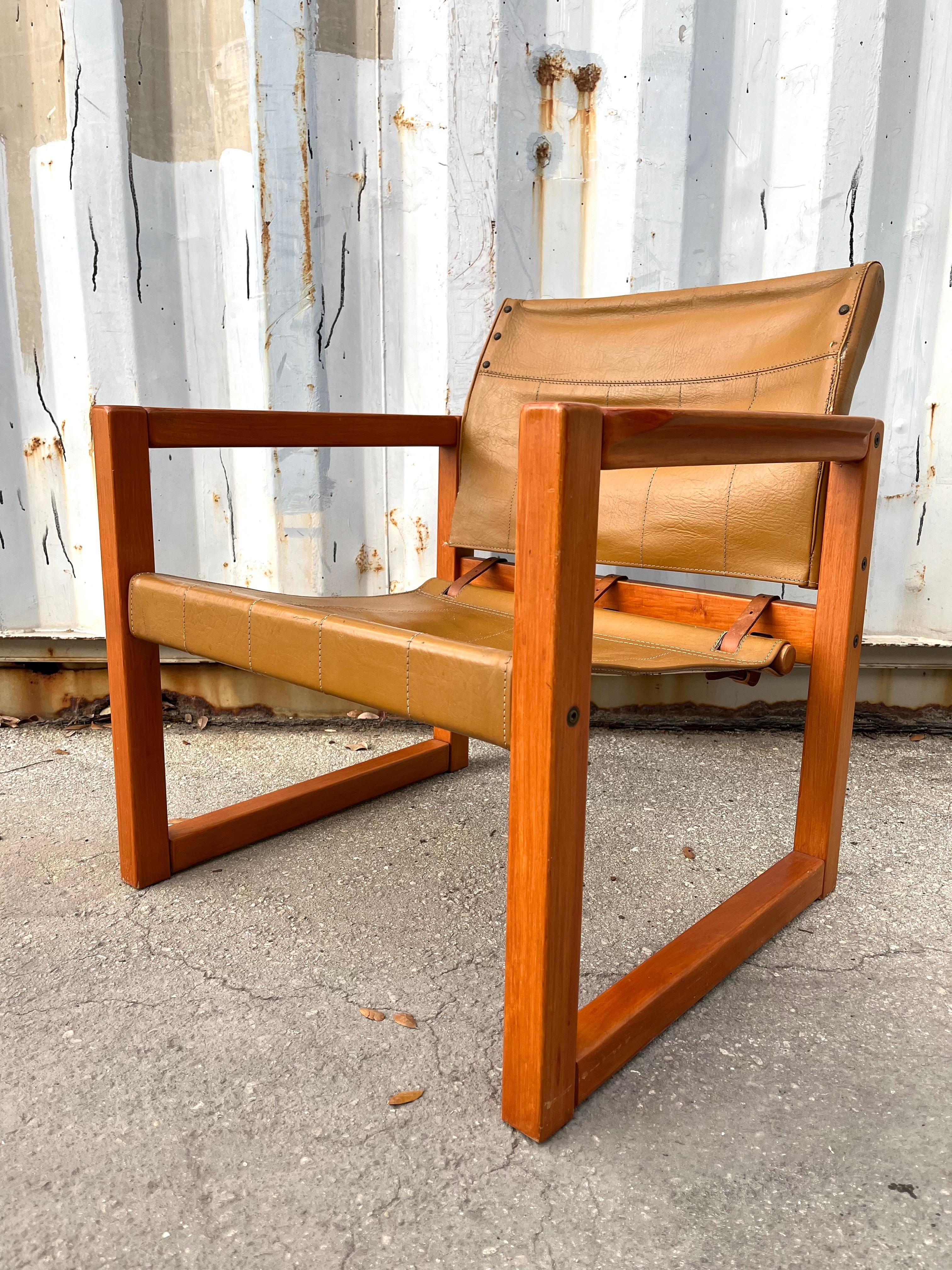 A Pair of Scandinavian Modern Safari Chairs by Karin Möbring for Ikea, C 1970s For Sale 8