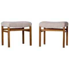 Pair of Scandinavian Modern Stools Pair of Scandinavian Modern Stools